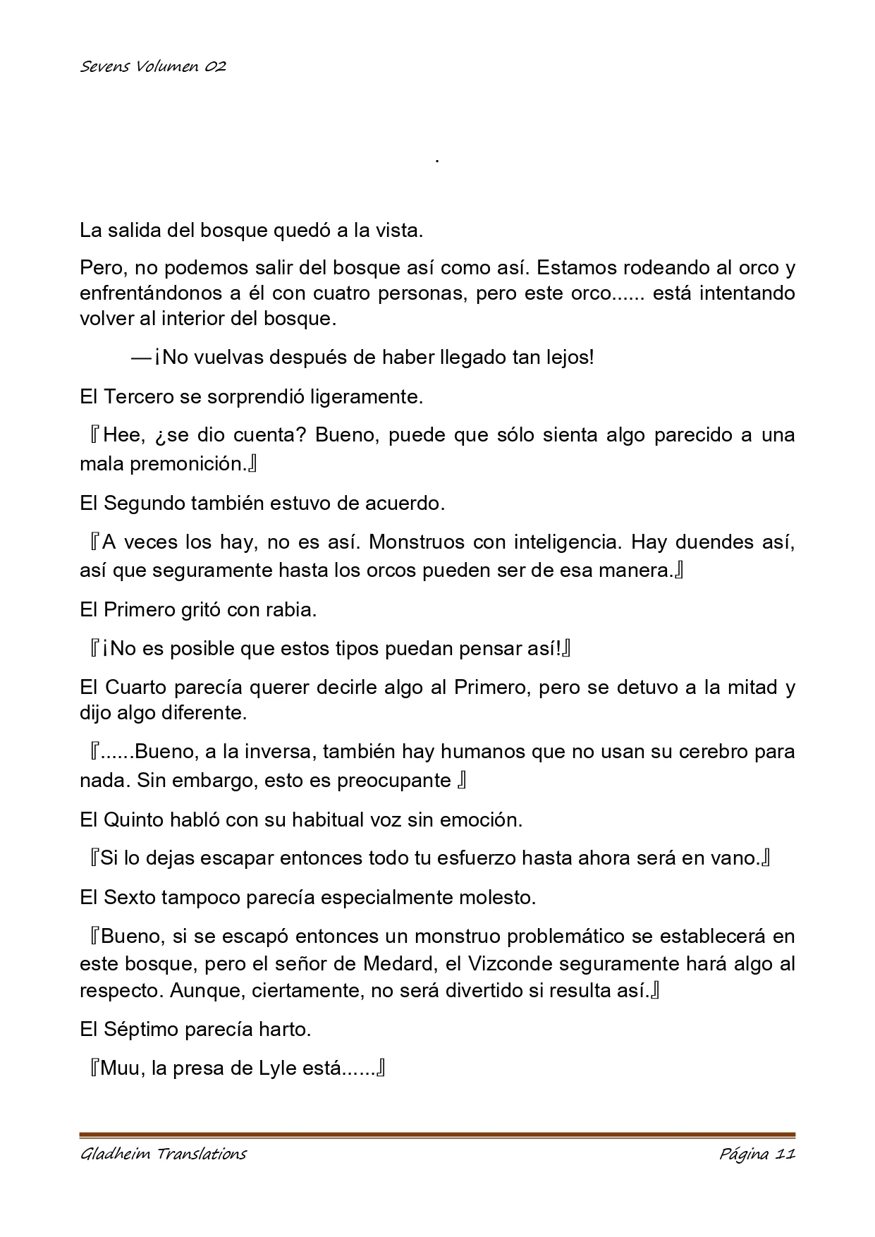 Página 11 del Manga