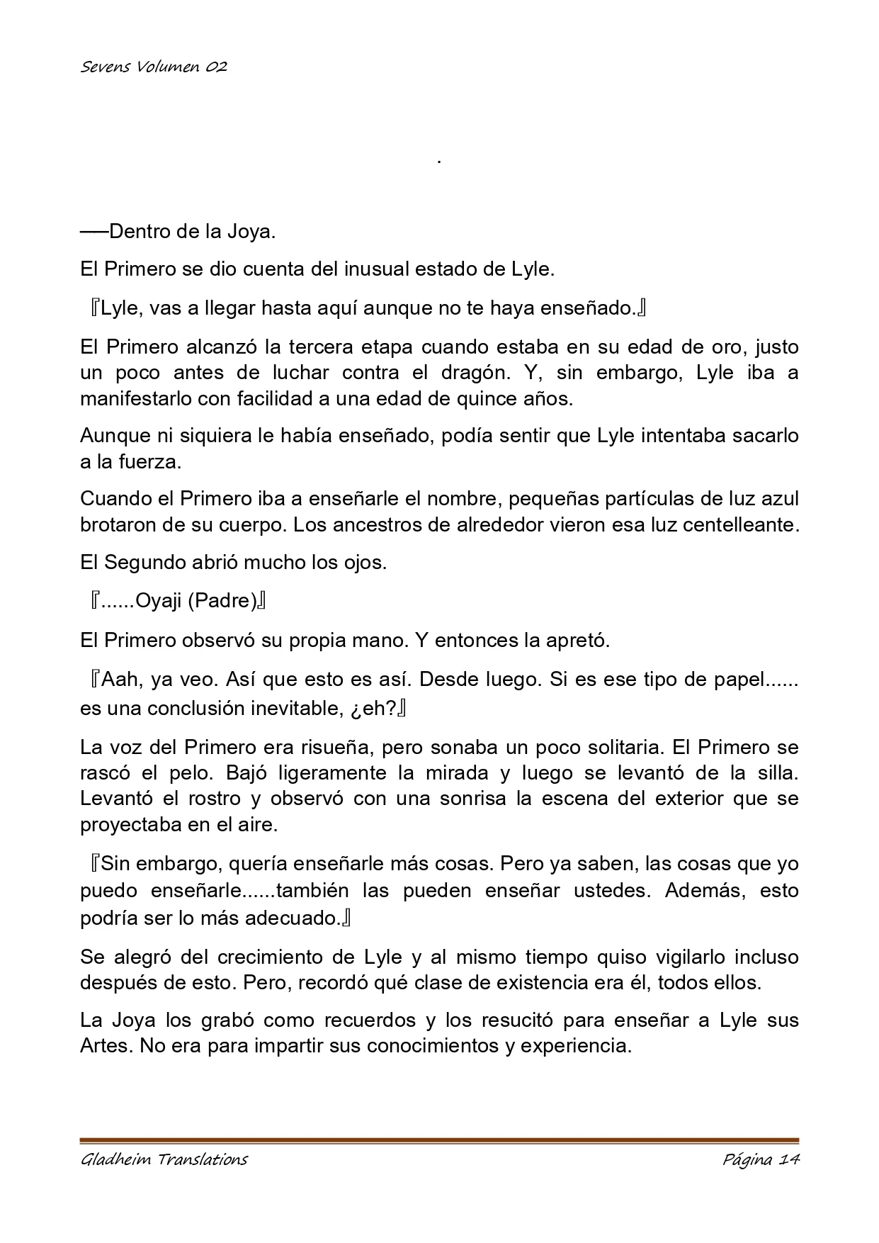 Página 14 del Manga