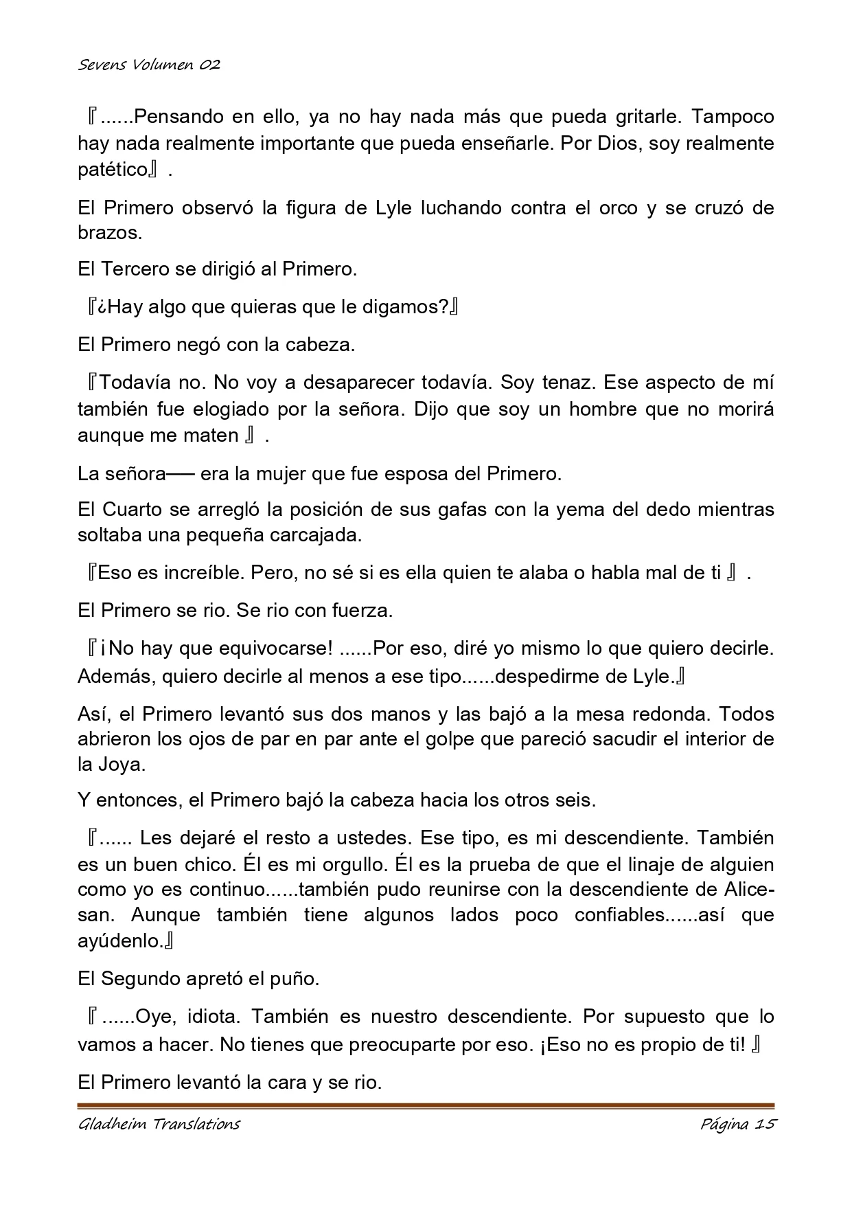 Página 15 del Manga