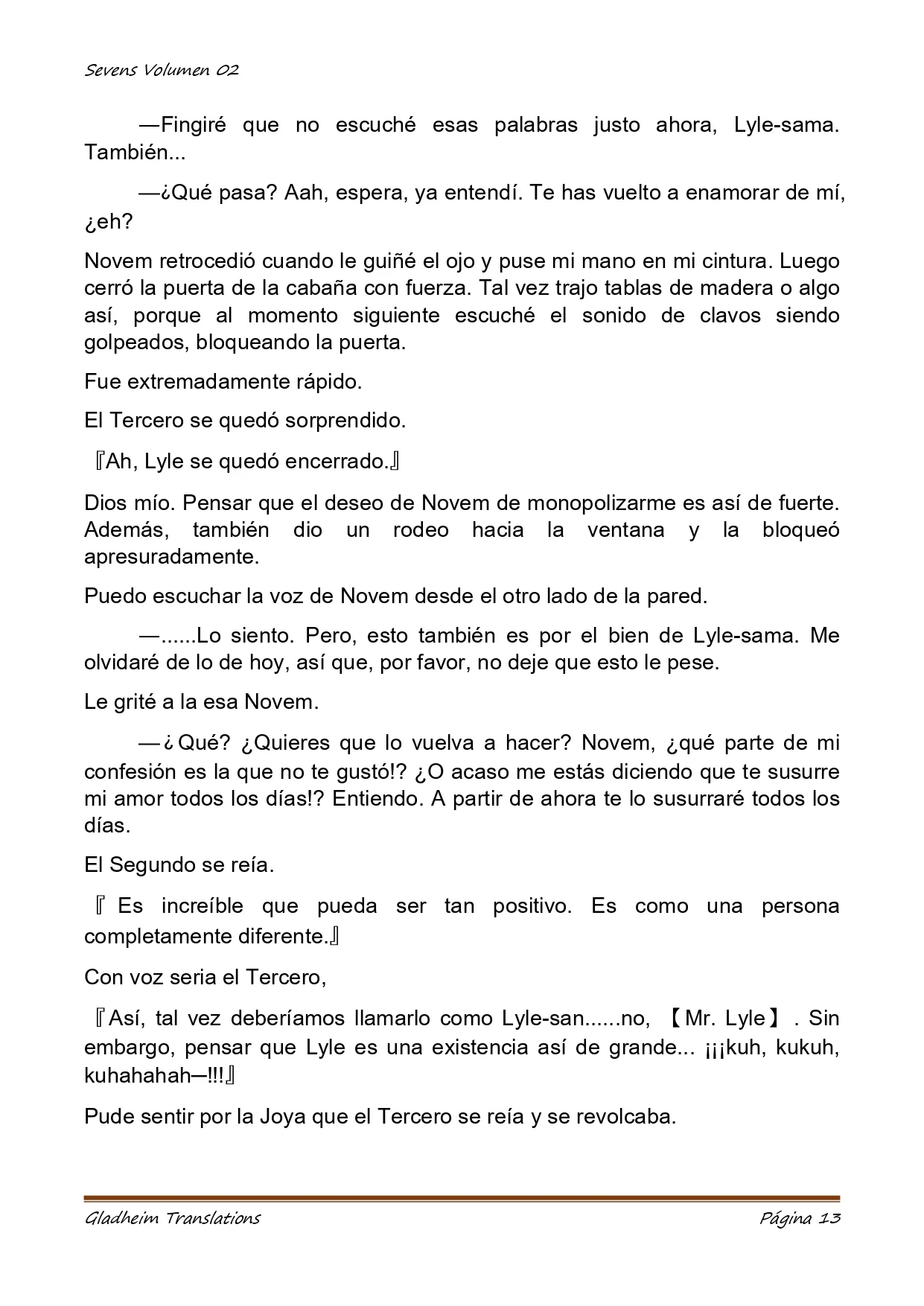 Página 13 del Manga