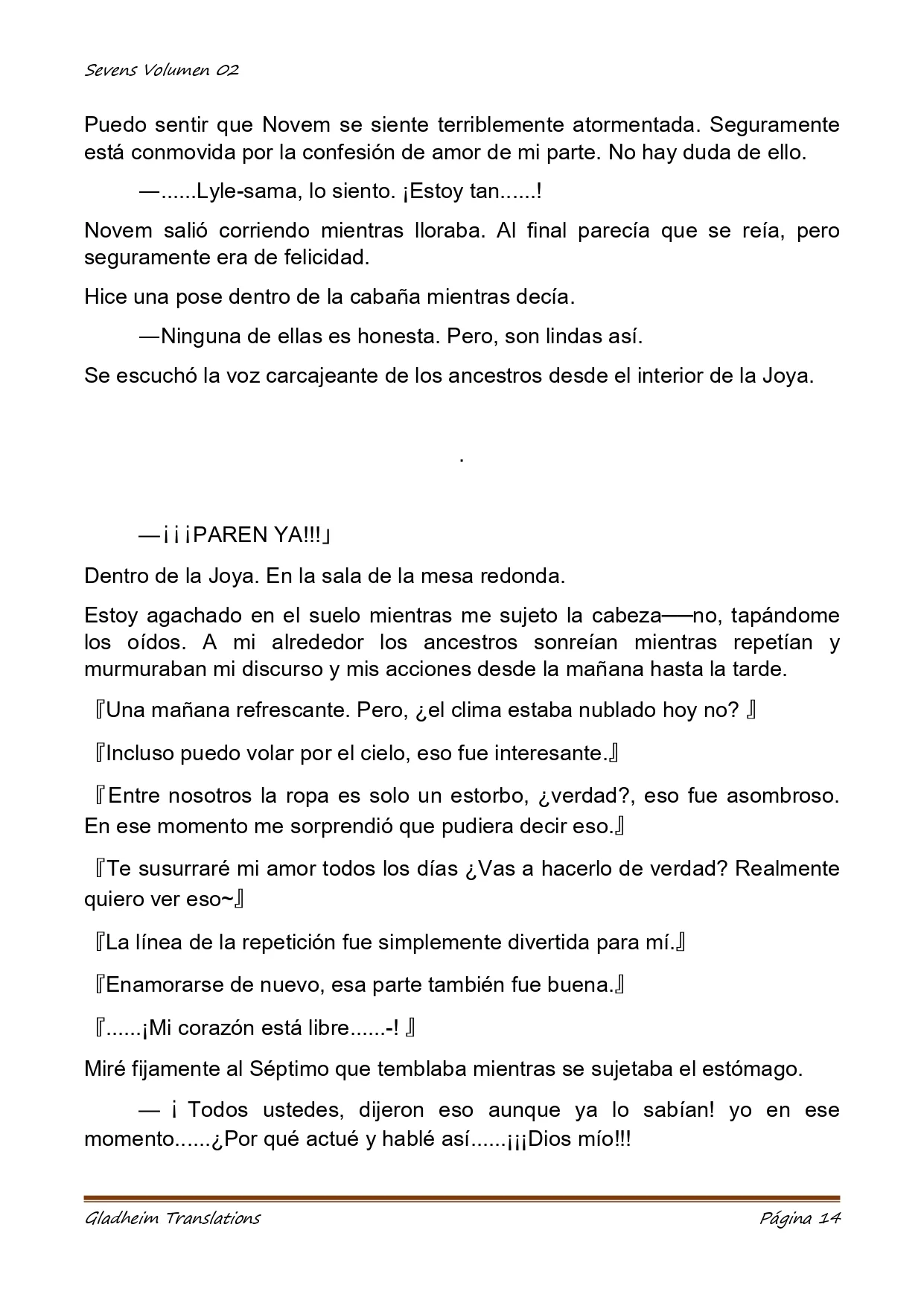 Página 14 del Manga