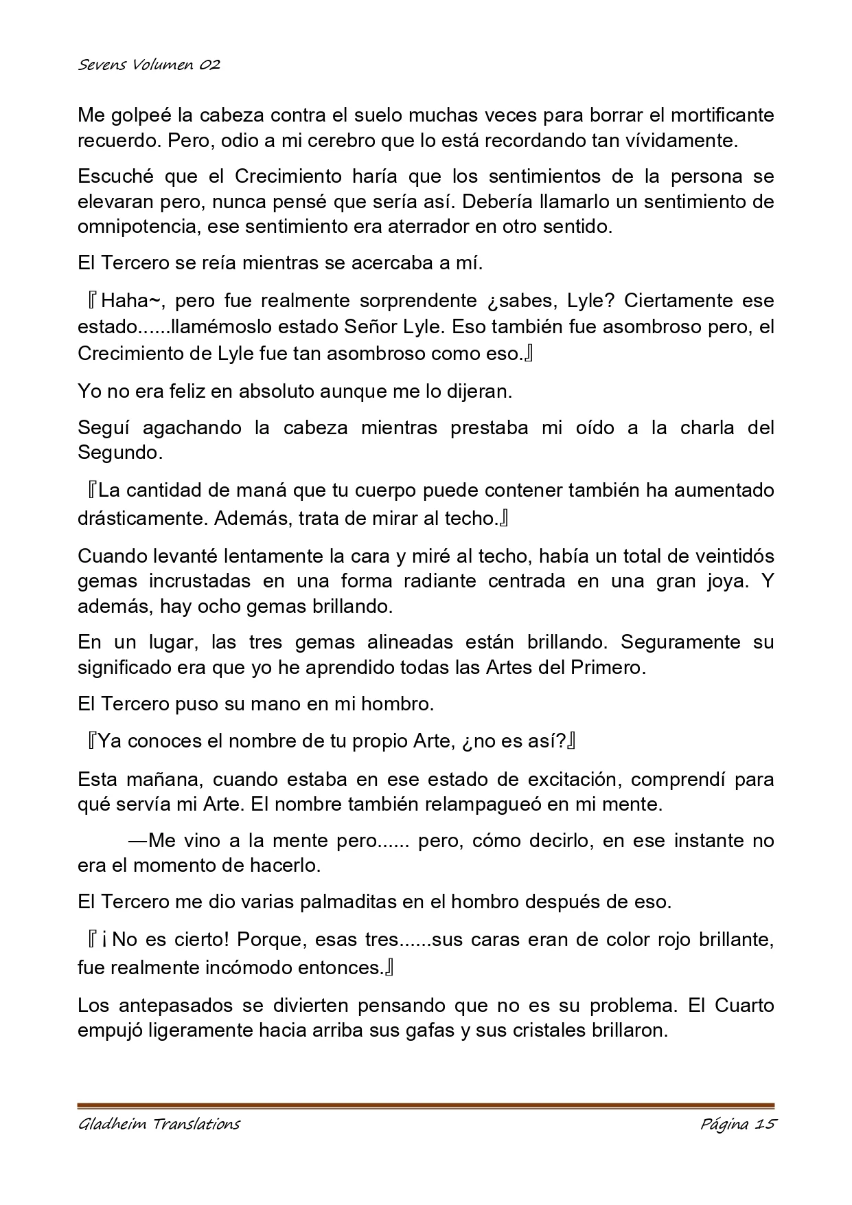 Página 15 del Manga