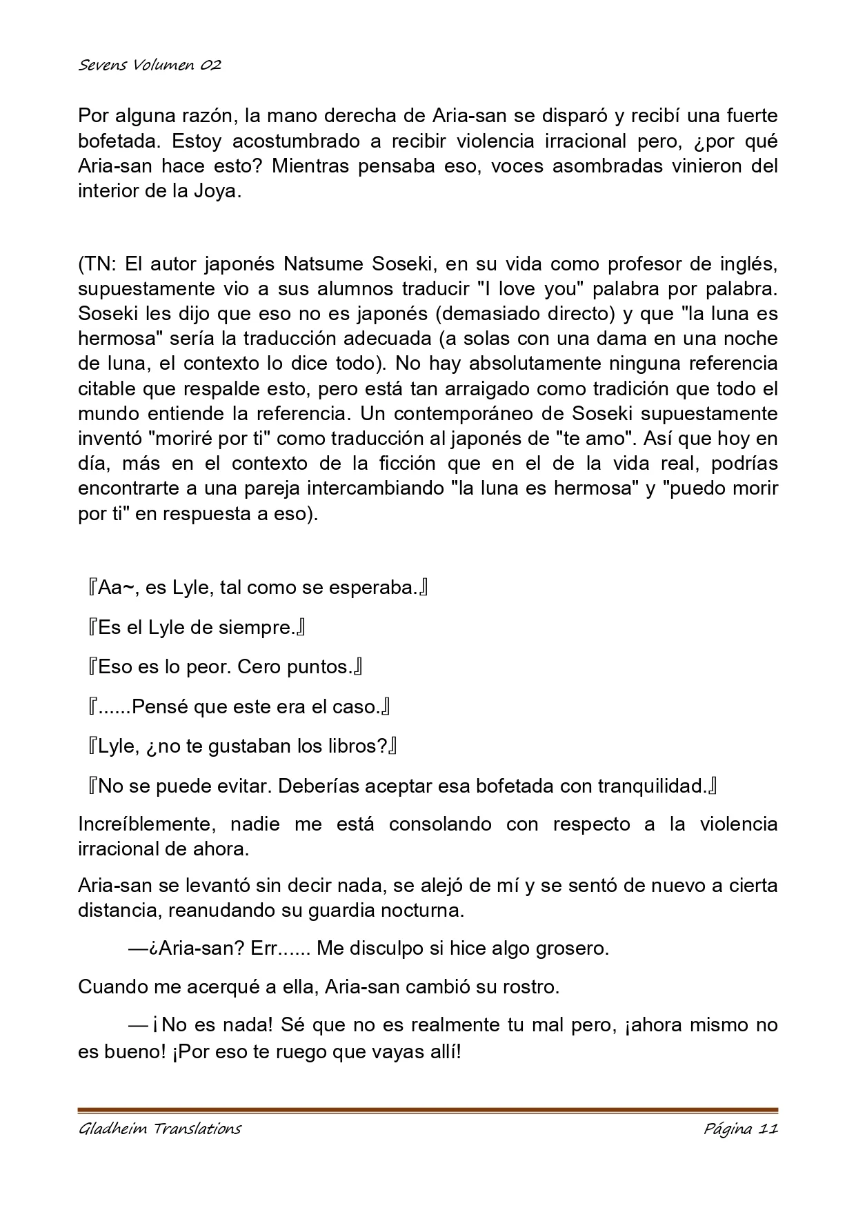 Página 11 del Manga