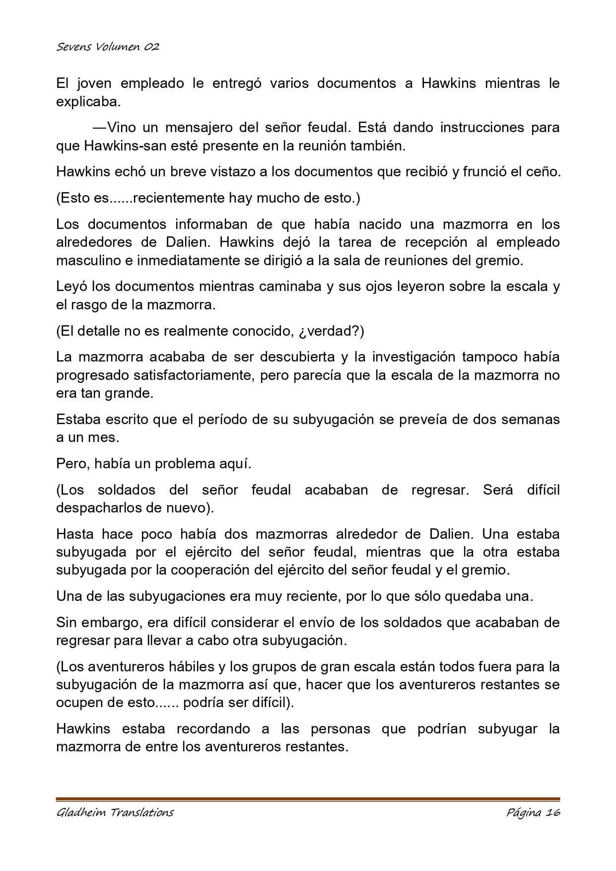 Página 16 del Manga