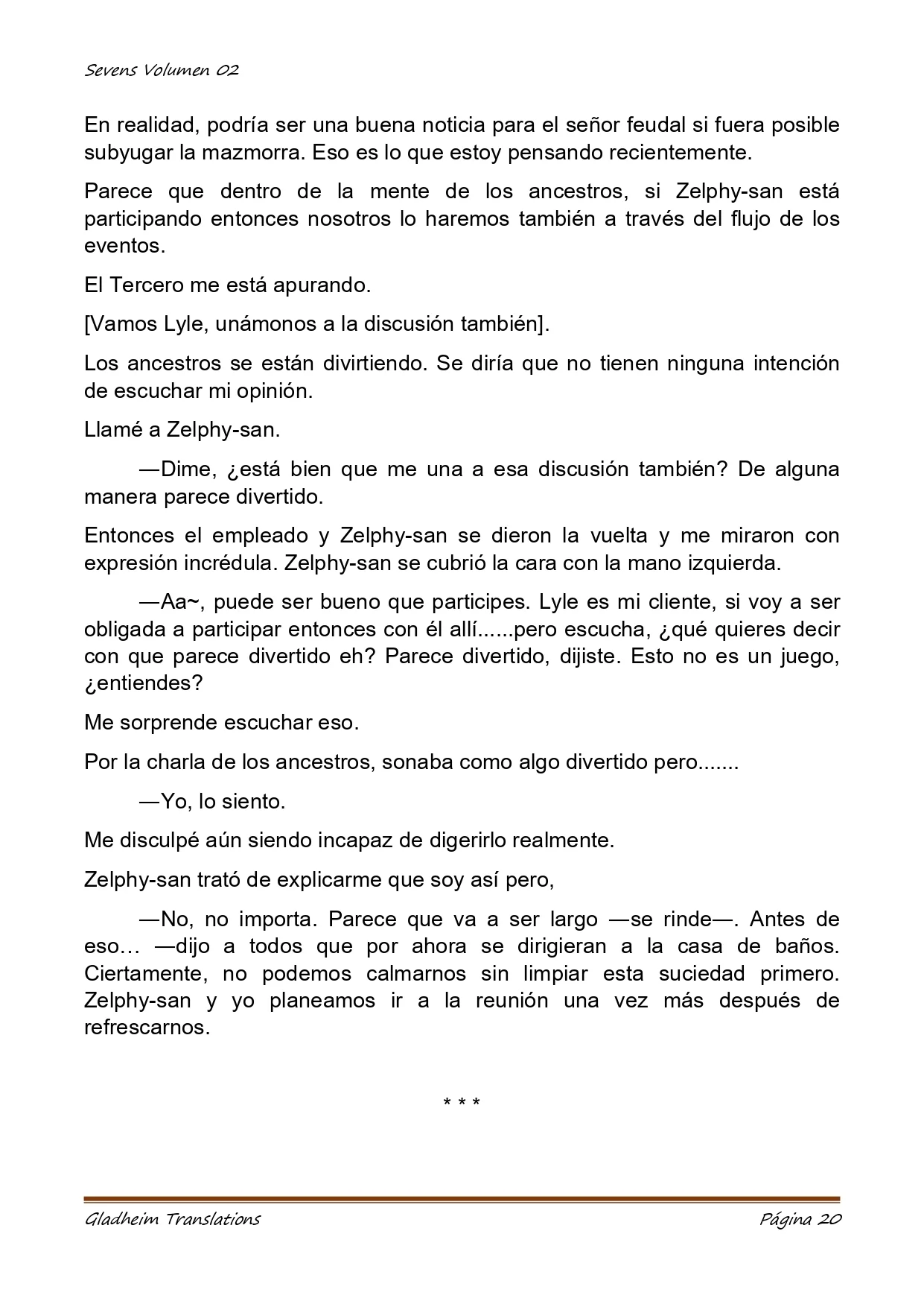 Página 20 del Manga