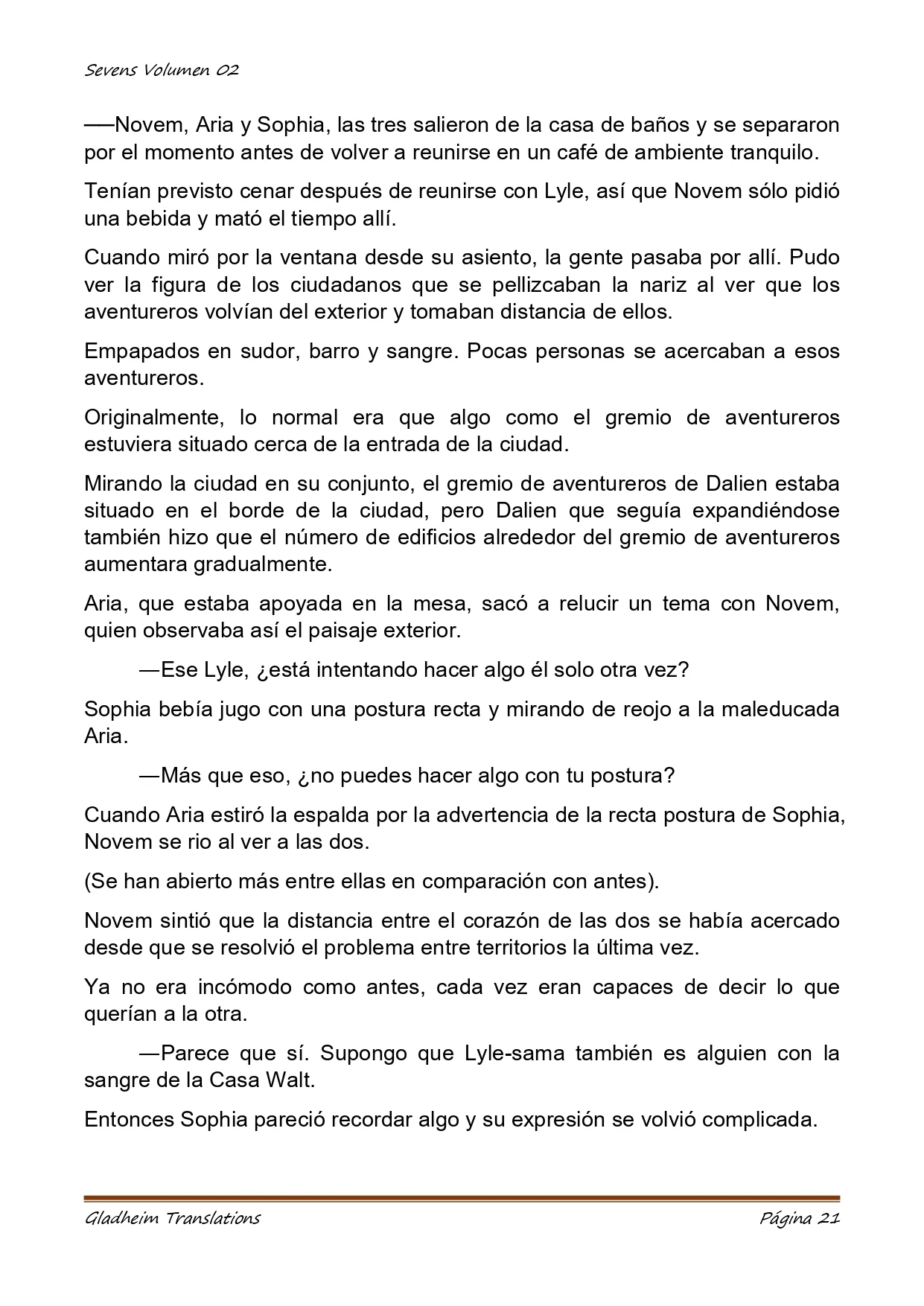 Página 21 del Manga