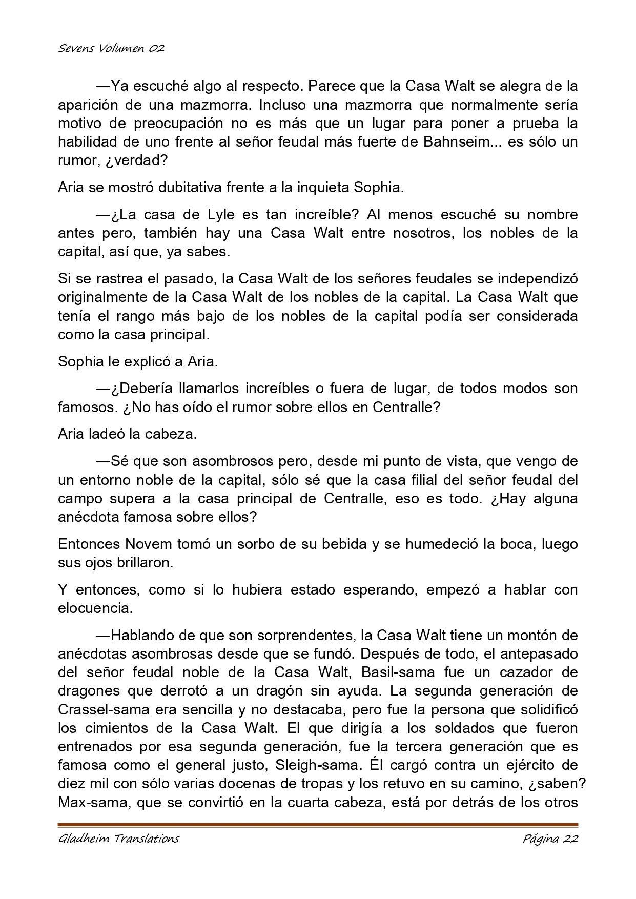 Página 22 del Manga