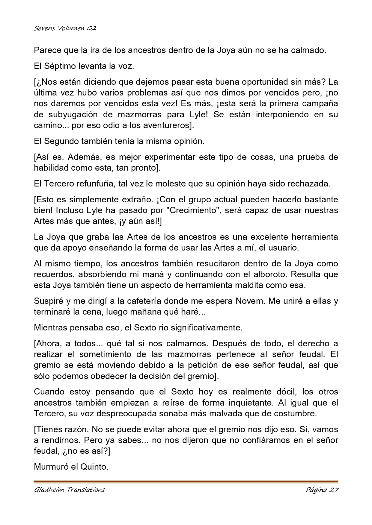 Página 27 del Manga