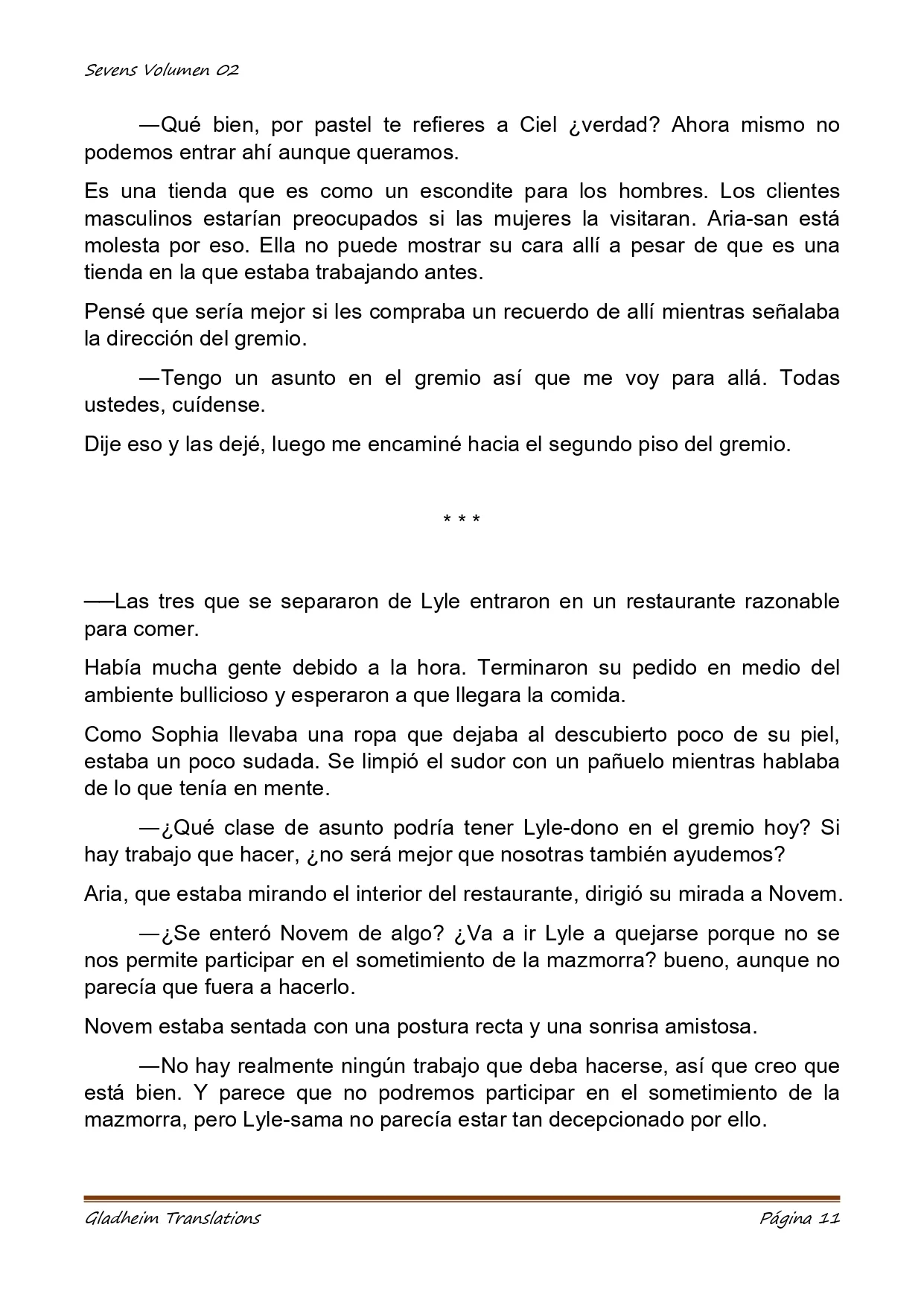 Página 11 del Manga