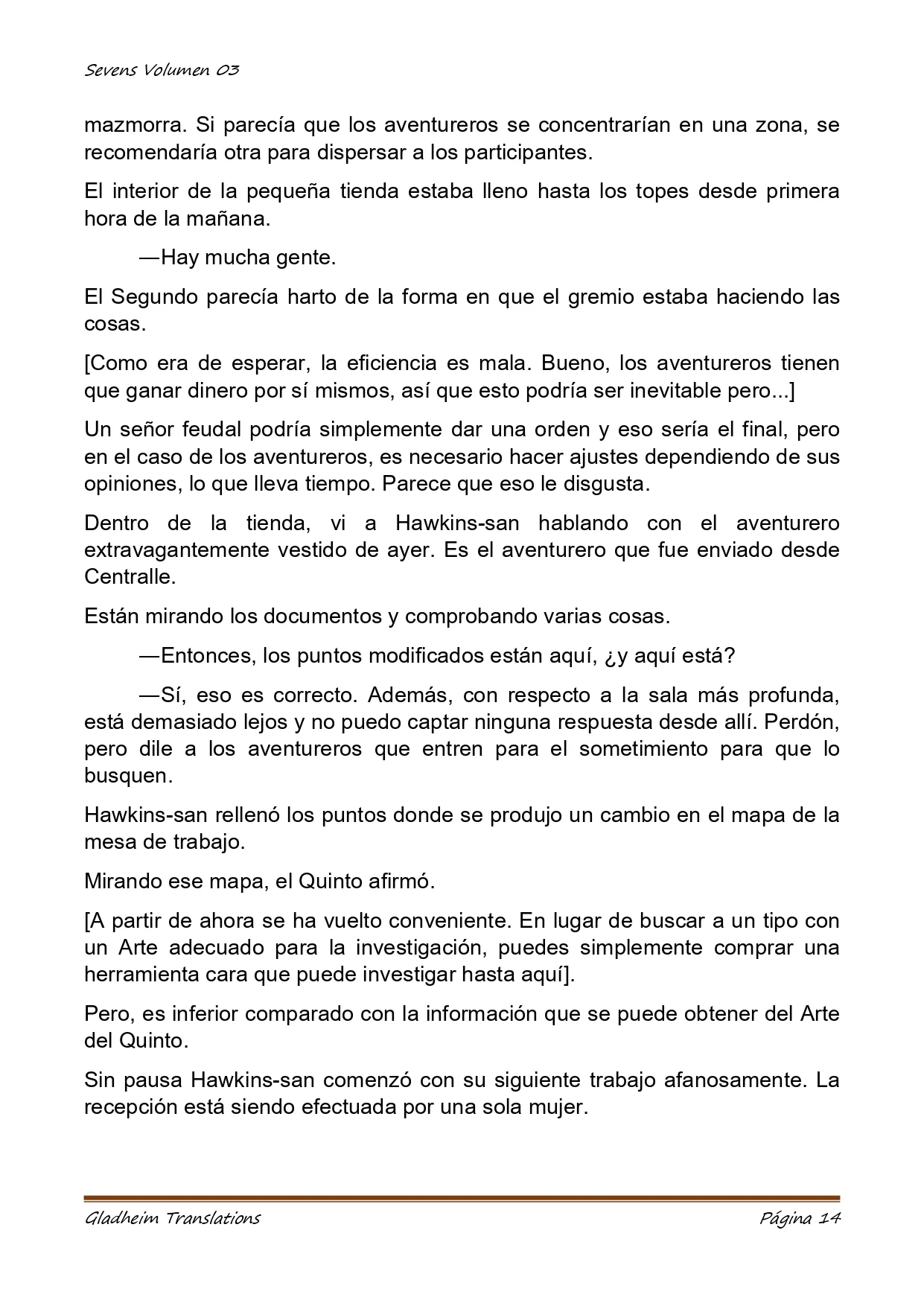 Página 14 del Manga