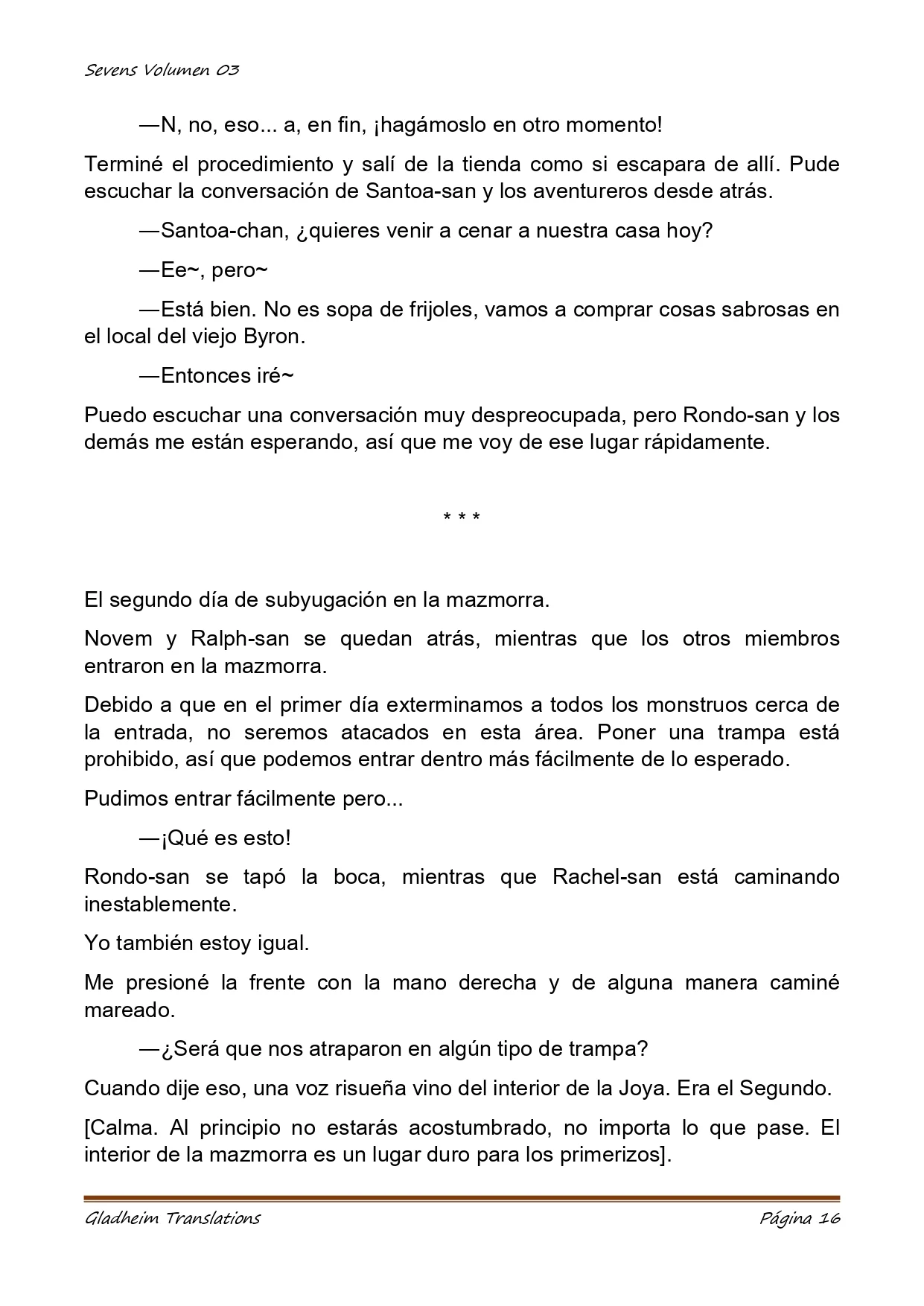 Página 16 del Manga