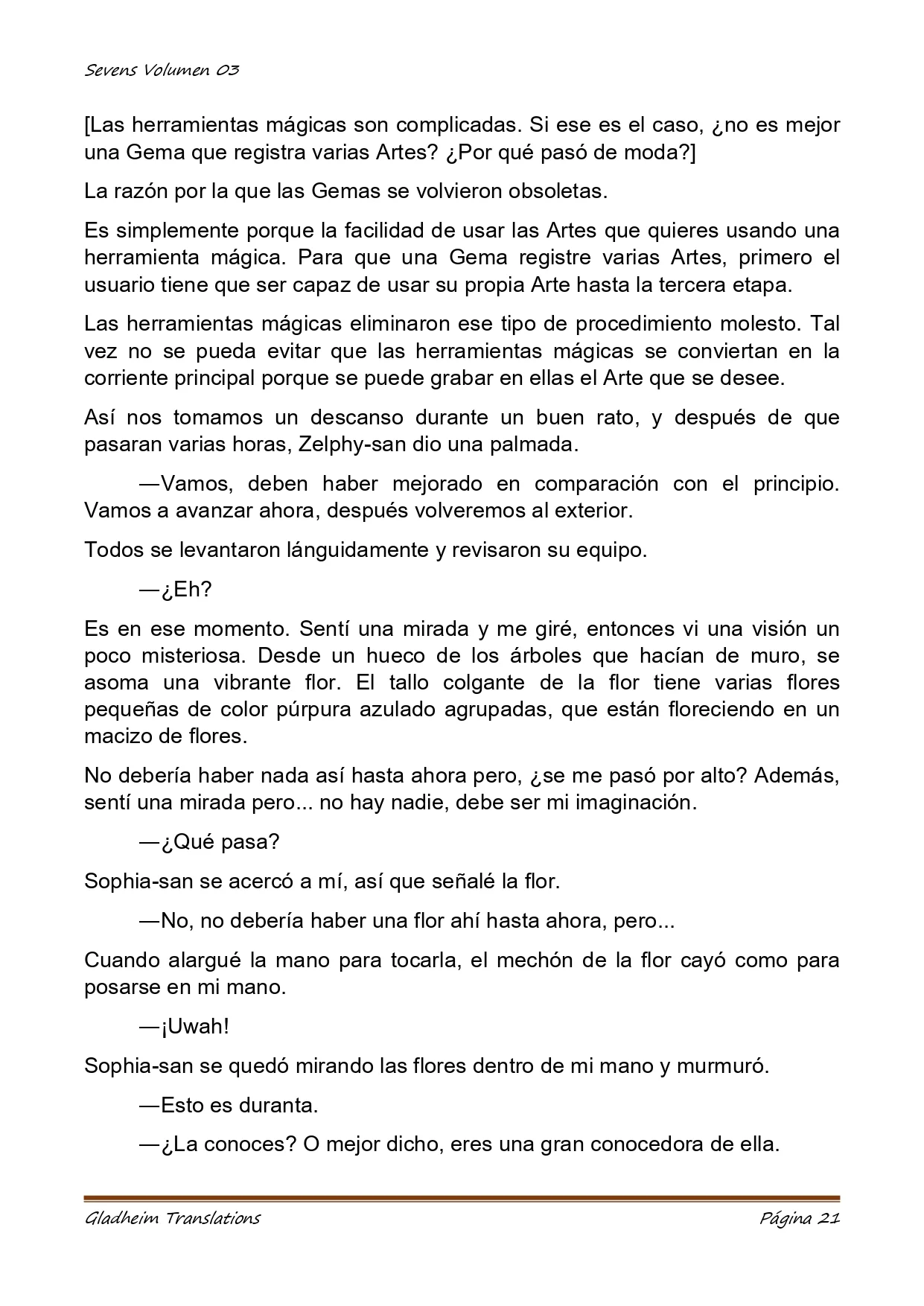 Página 21 del Manga