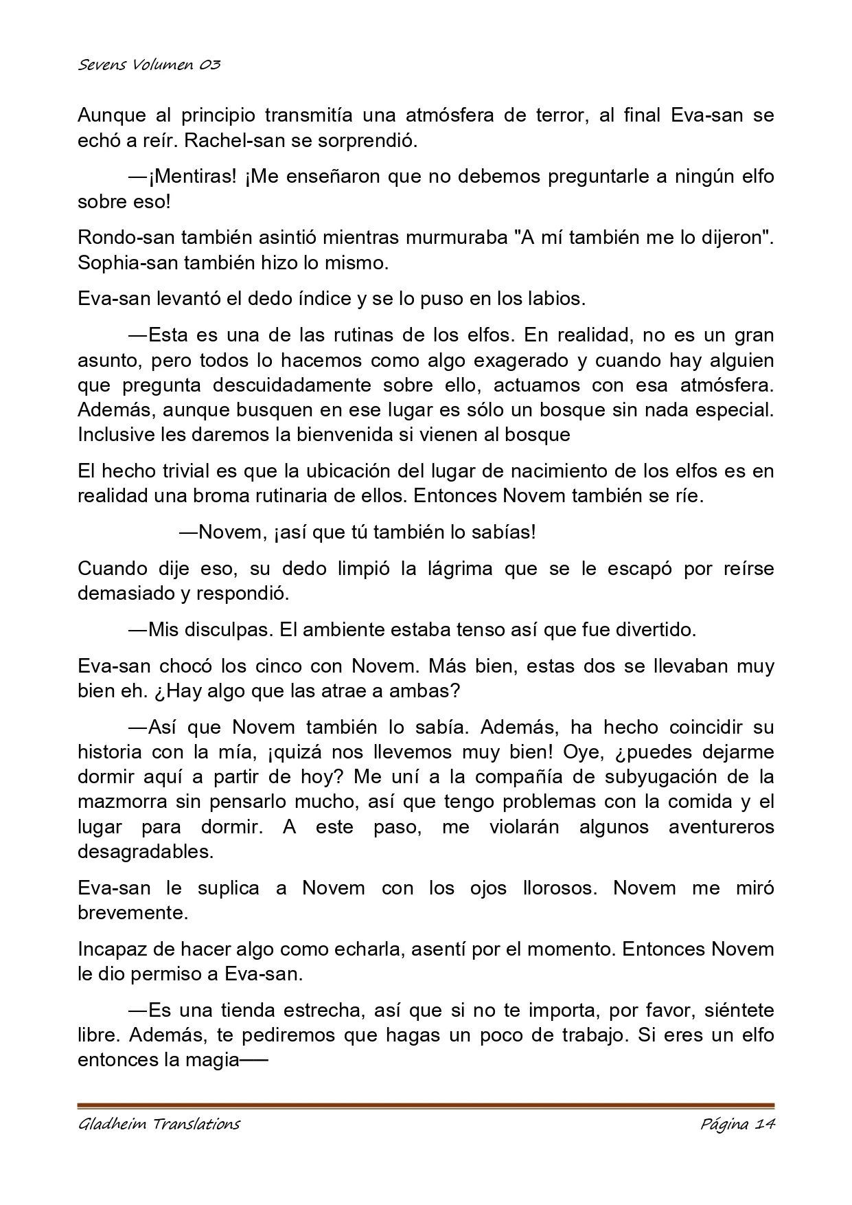 Página 14 del Manga