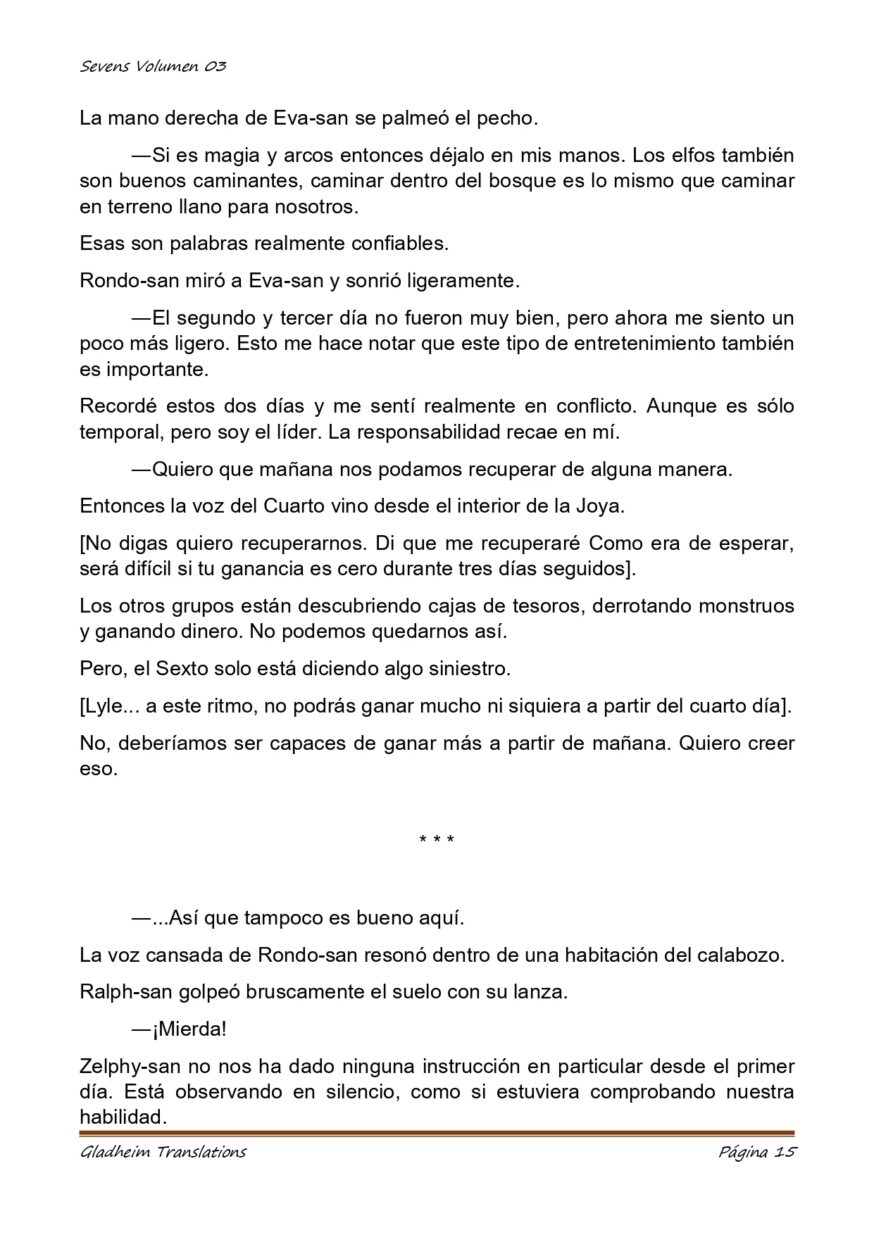 Página 15 del Manga