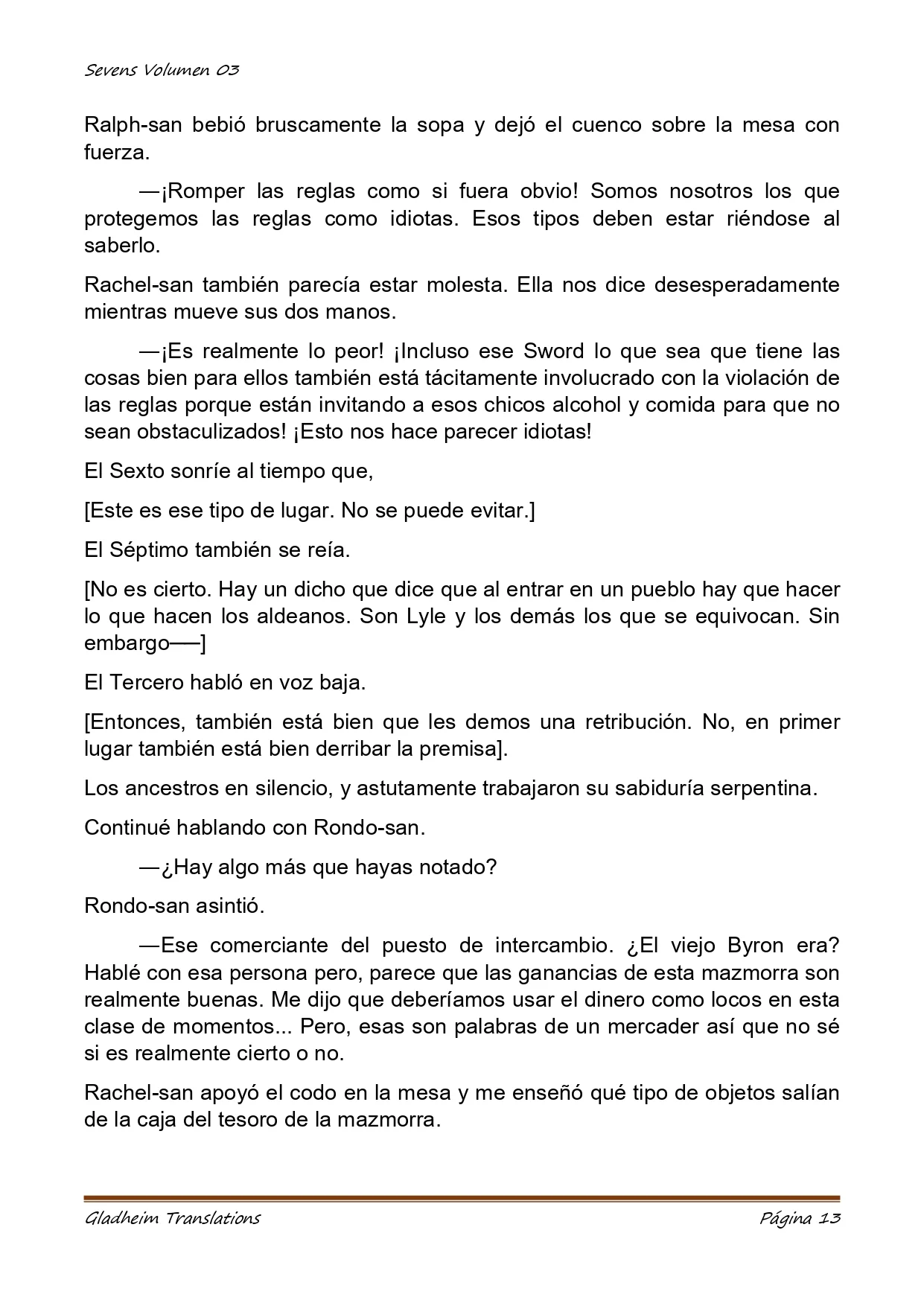 Página 13 del Manga