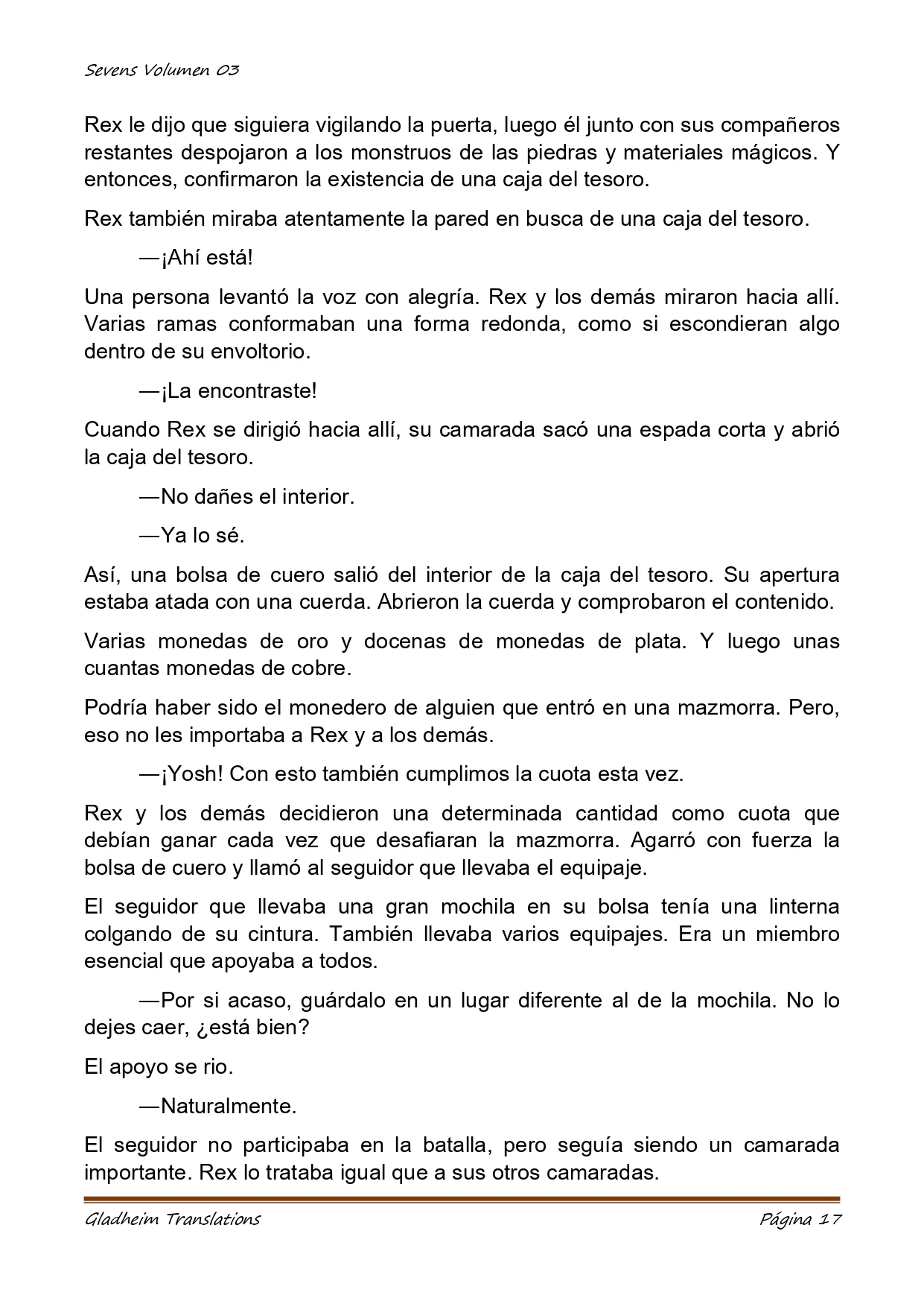 Página 17 del Manga