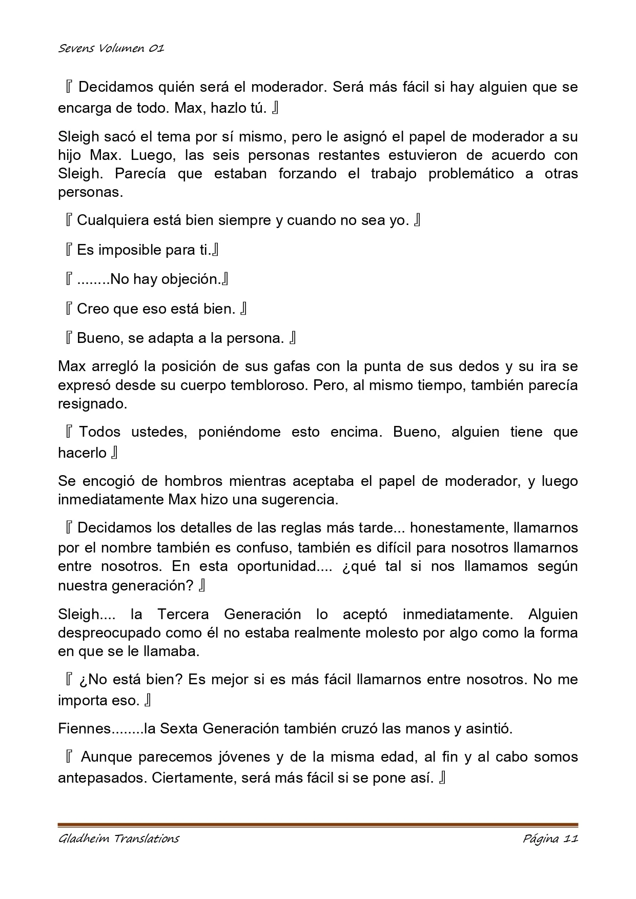 Página 11 del Manga