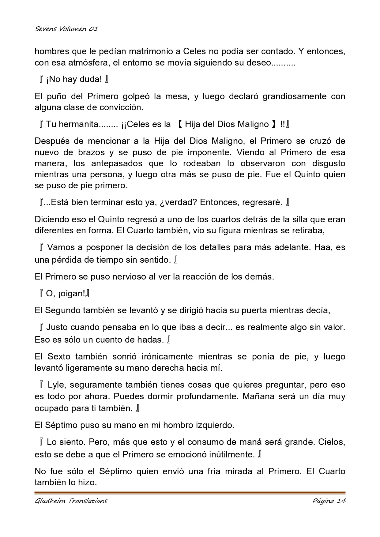 Página 14 del Manga