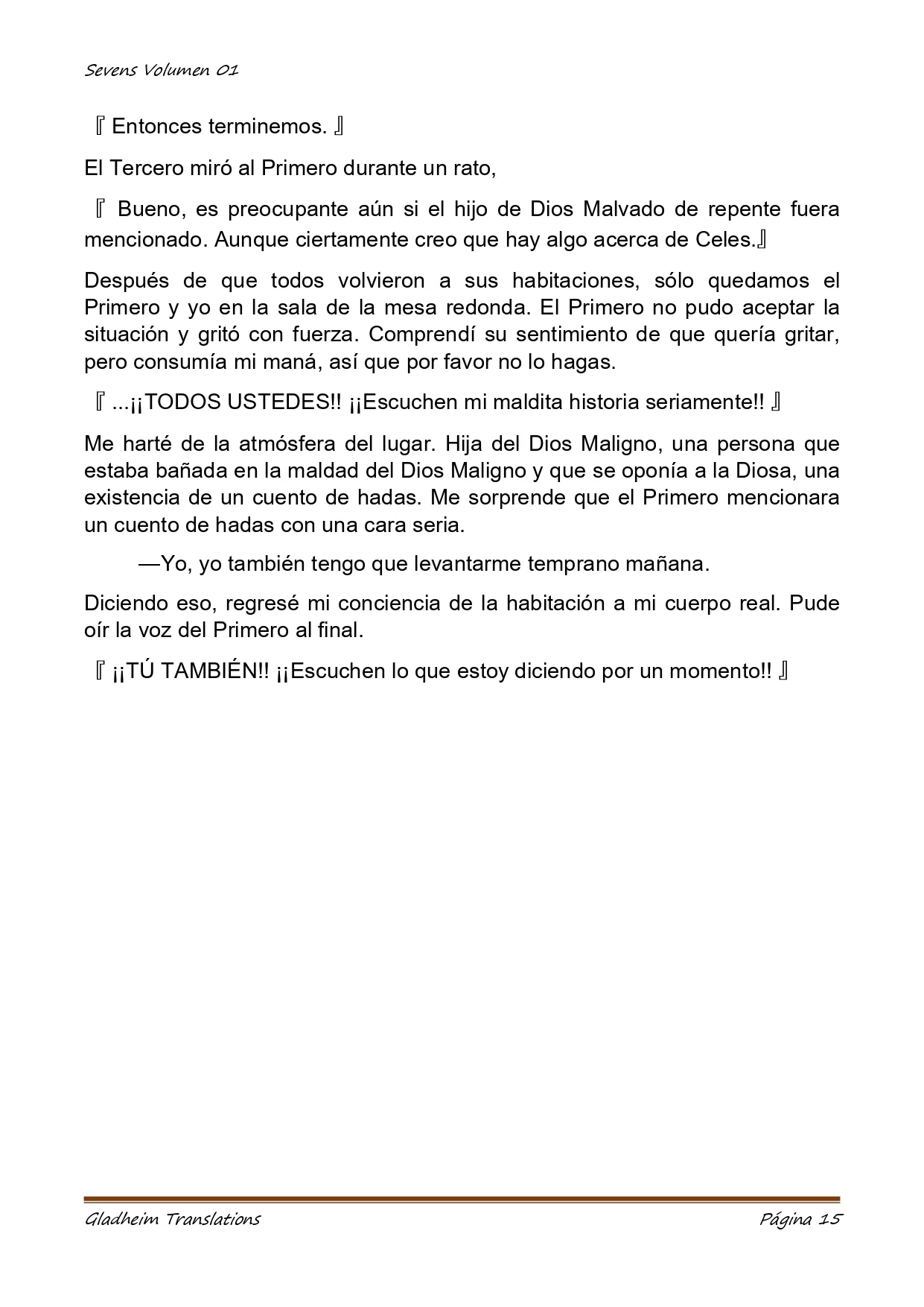 Página 15 del Manga