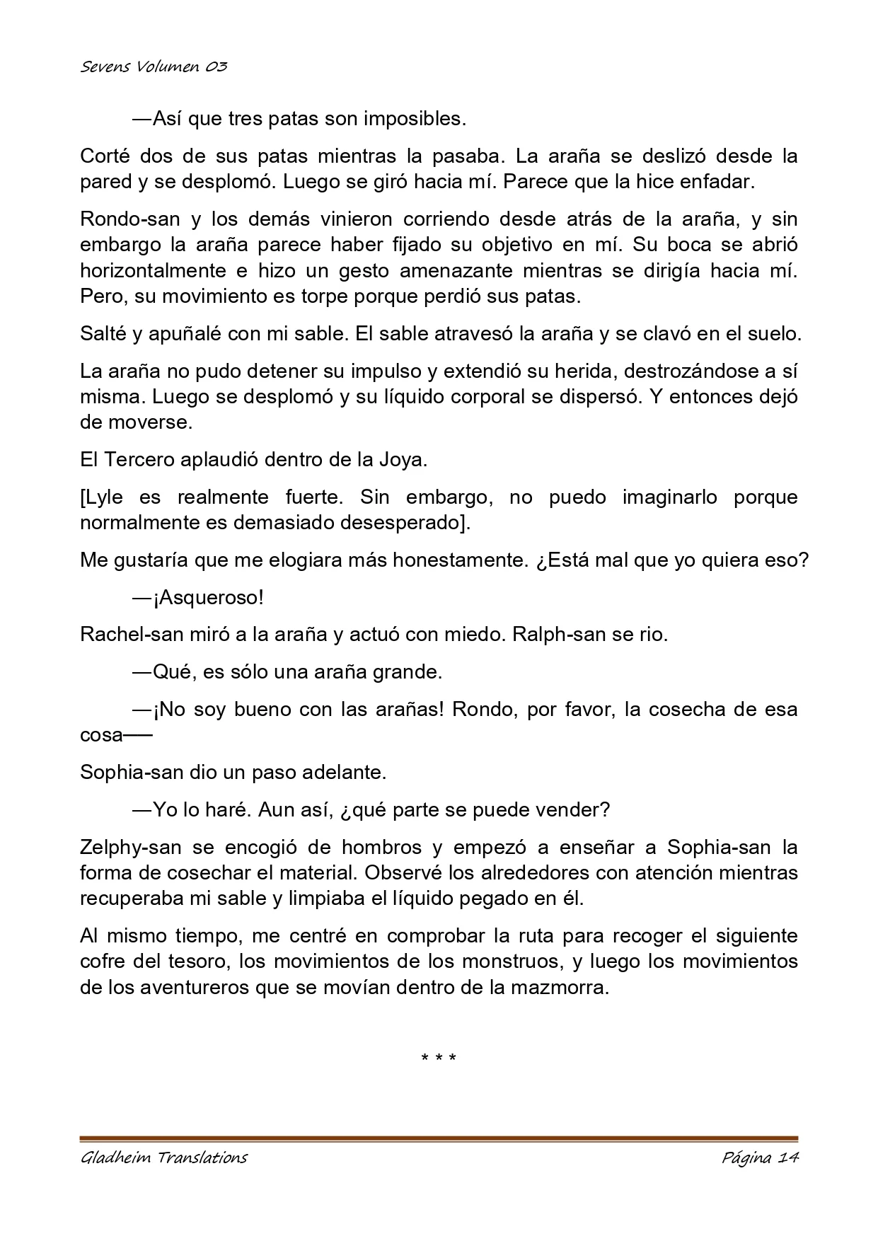 Página 14 del Manga