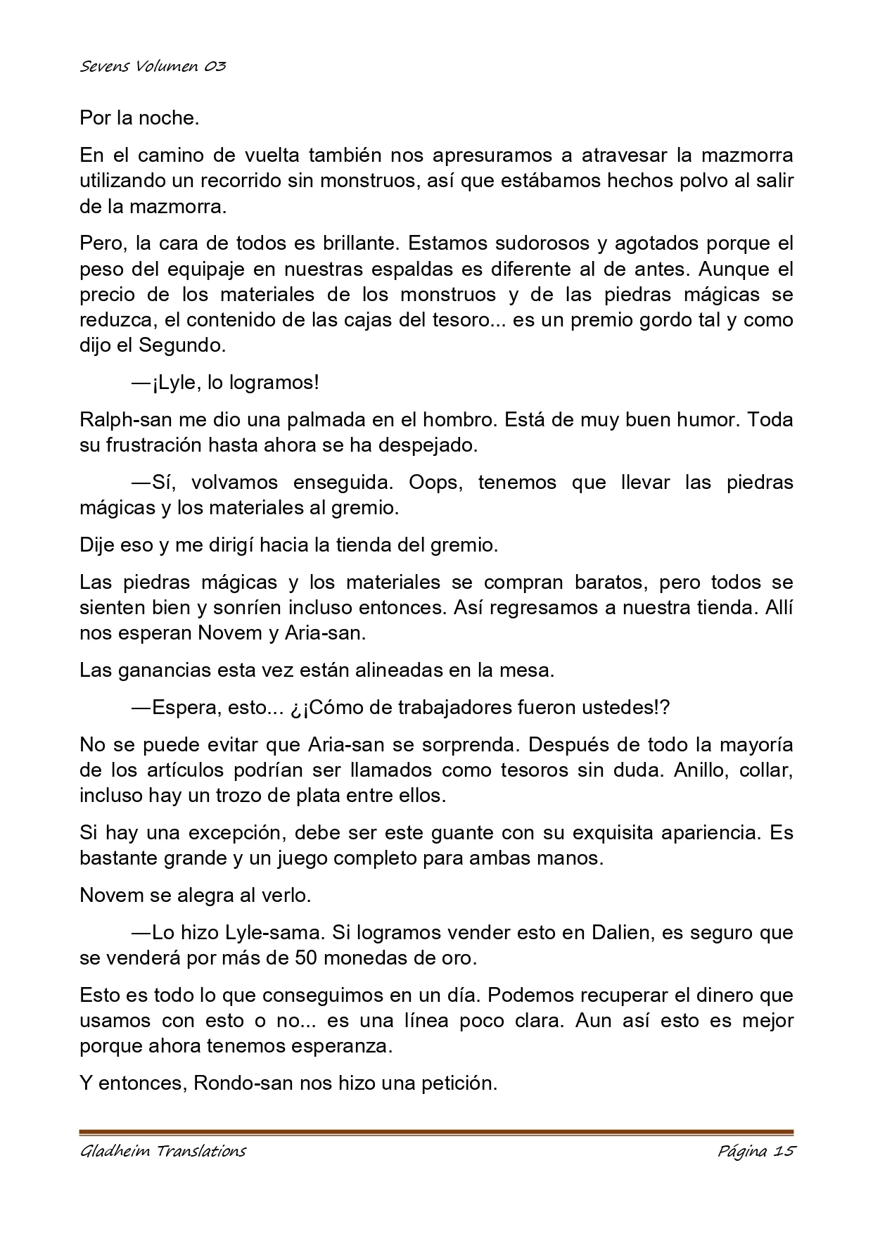 Página 15 del Manga