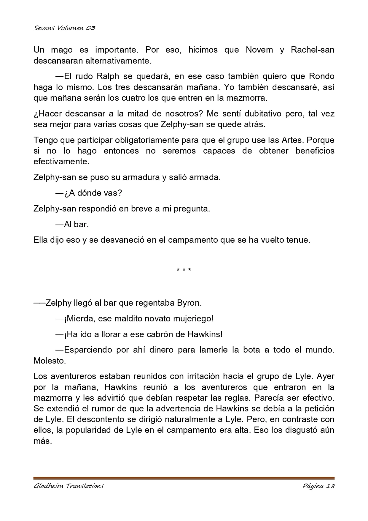 Página 18 del Manga