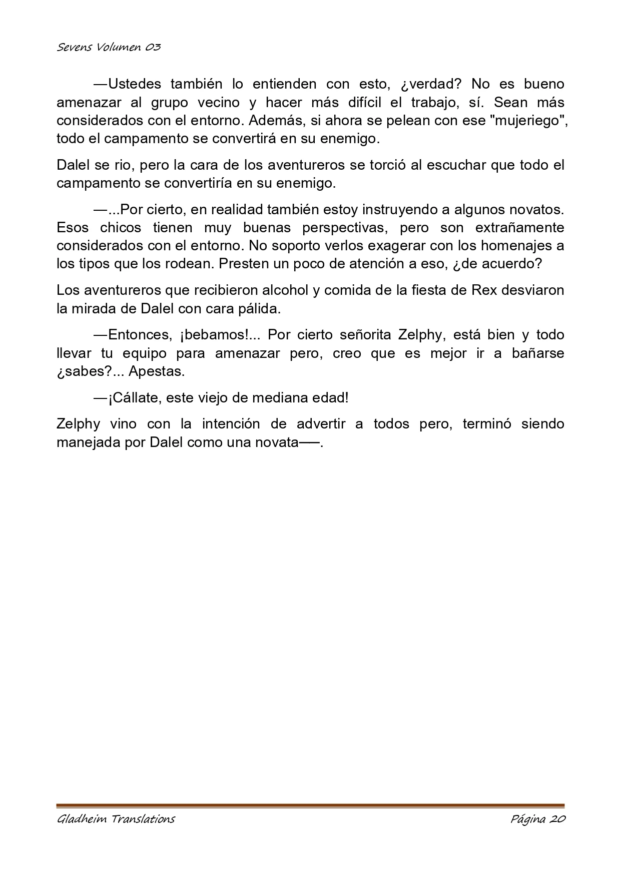 Página 20 del Manga