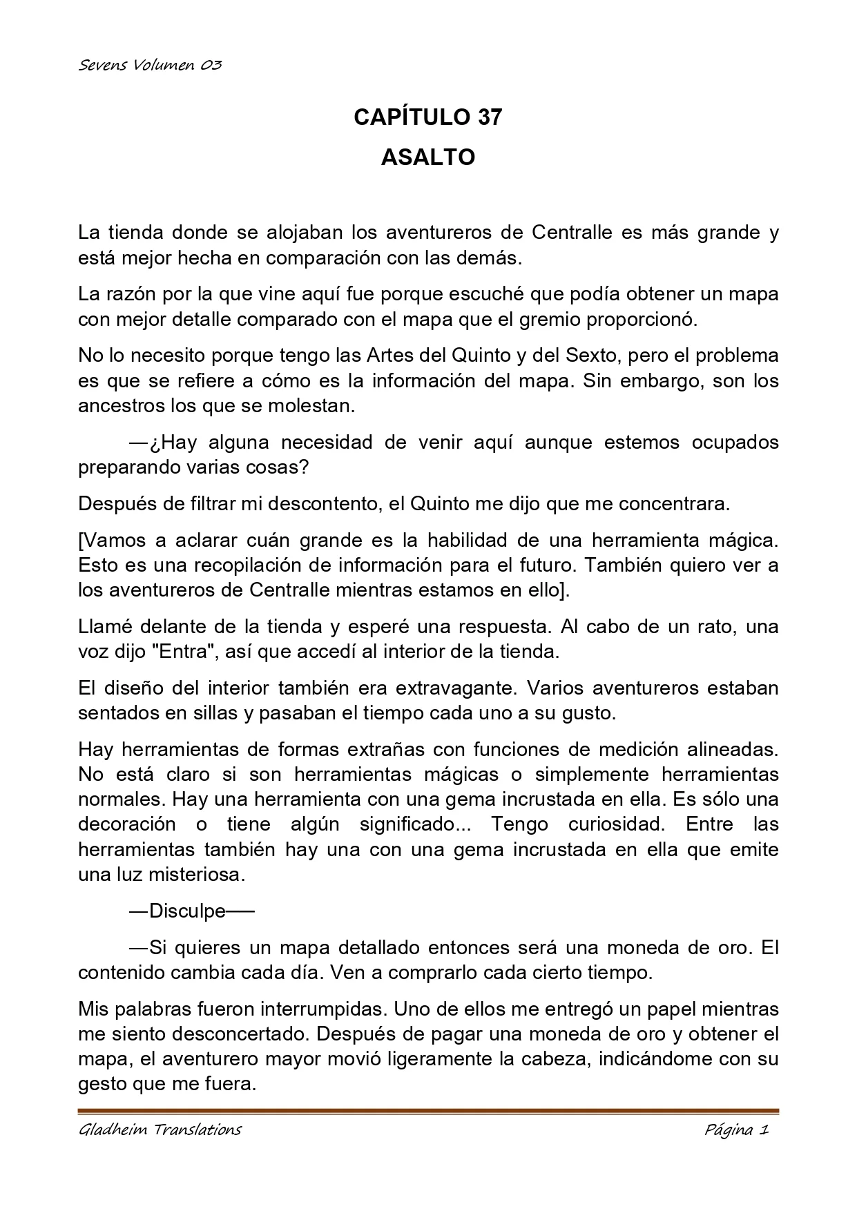 Página 21 del Manga