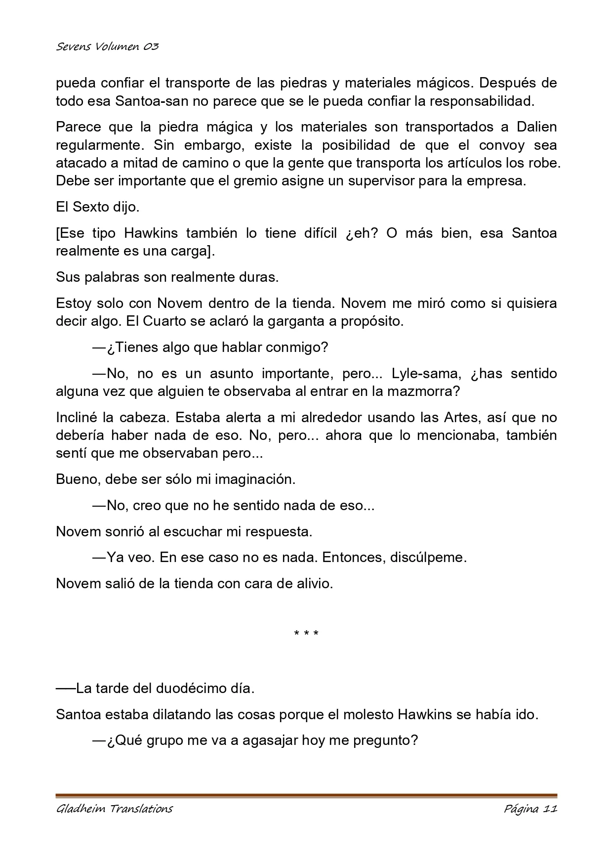 Página 11 del Manga