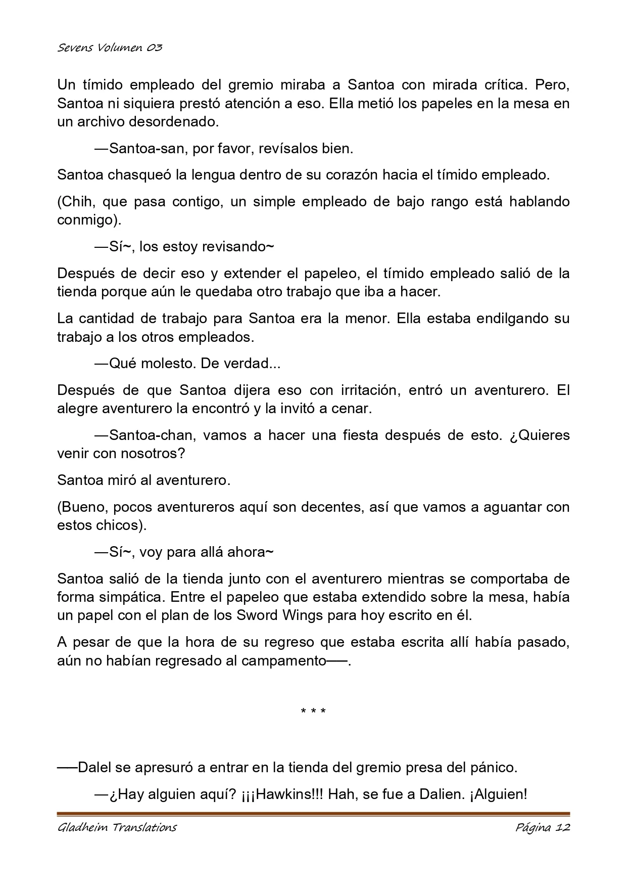 Página 12 del Manga