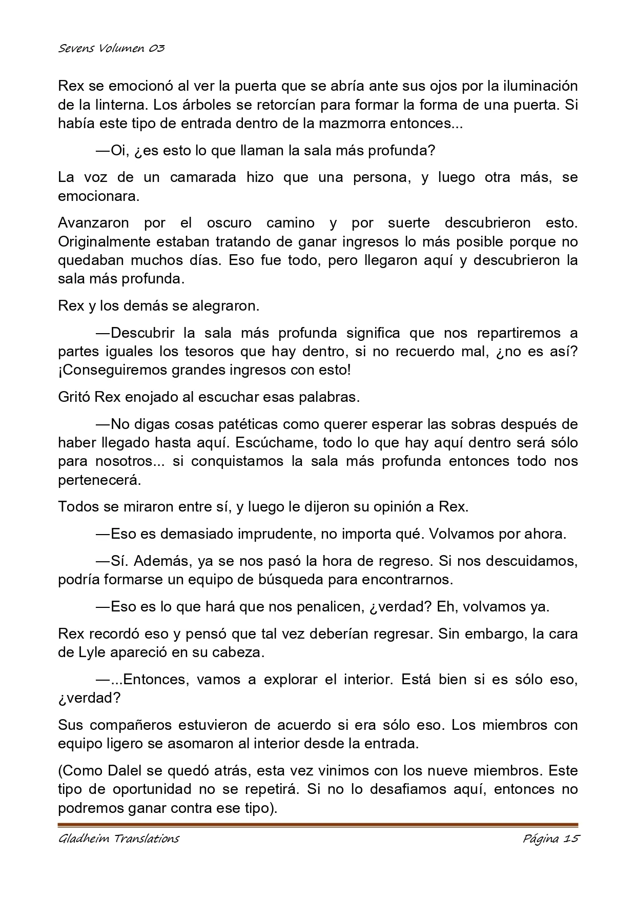 Página 15 del Manga