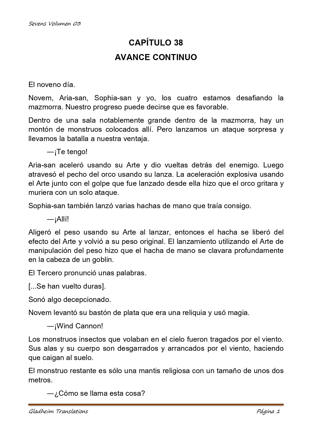 Página 20 del Manga