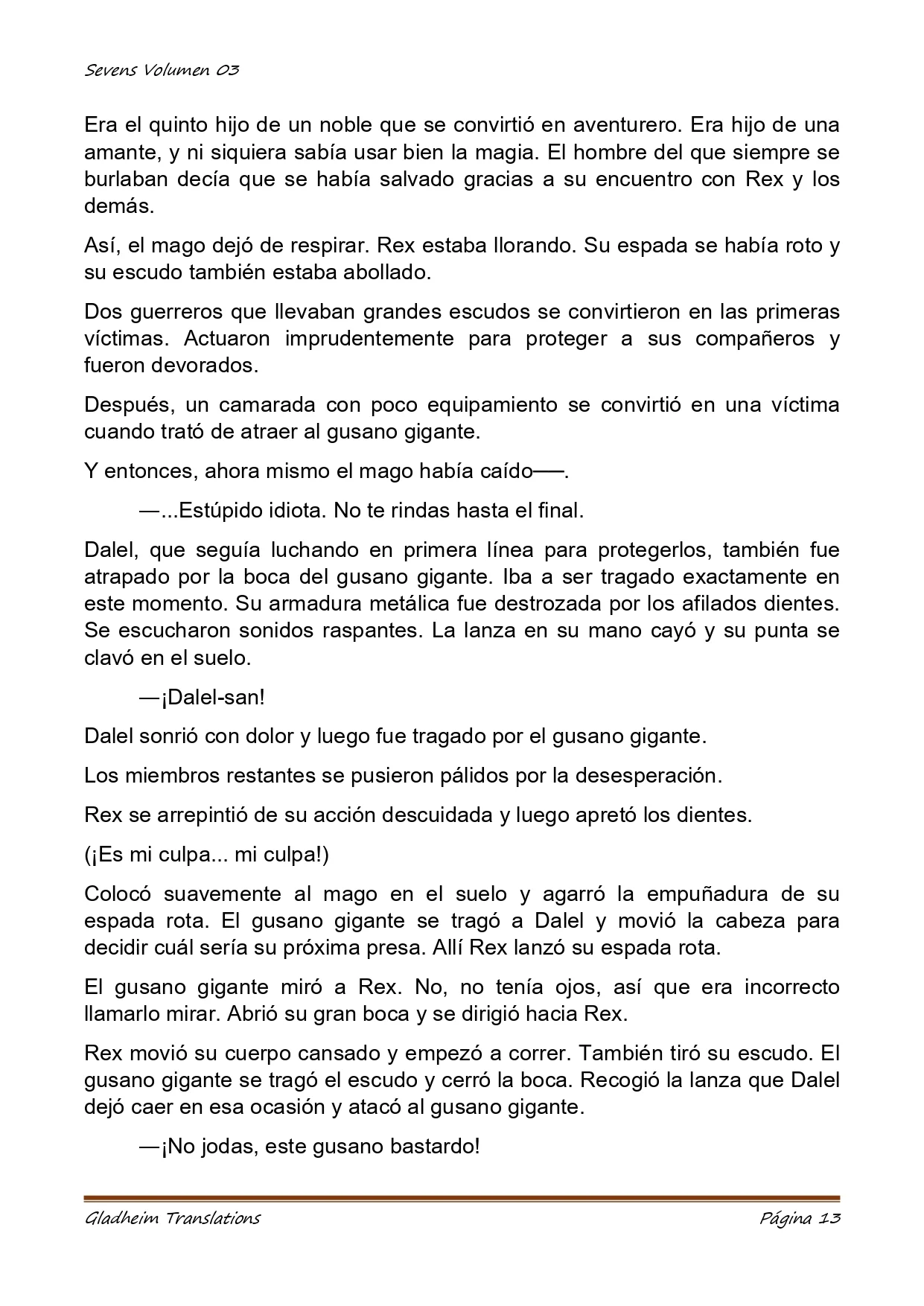 Página 13 del Manga