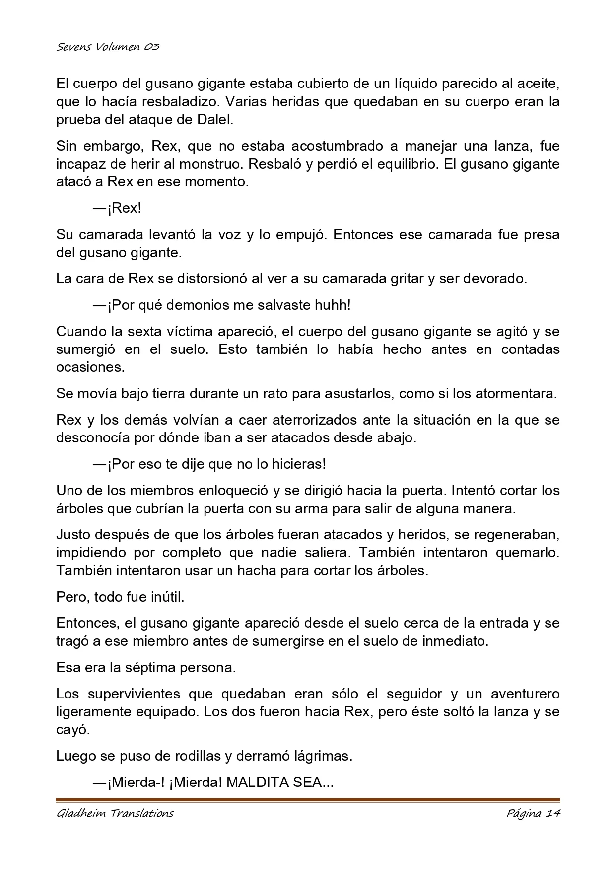 Página 14 del Manga