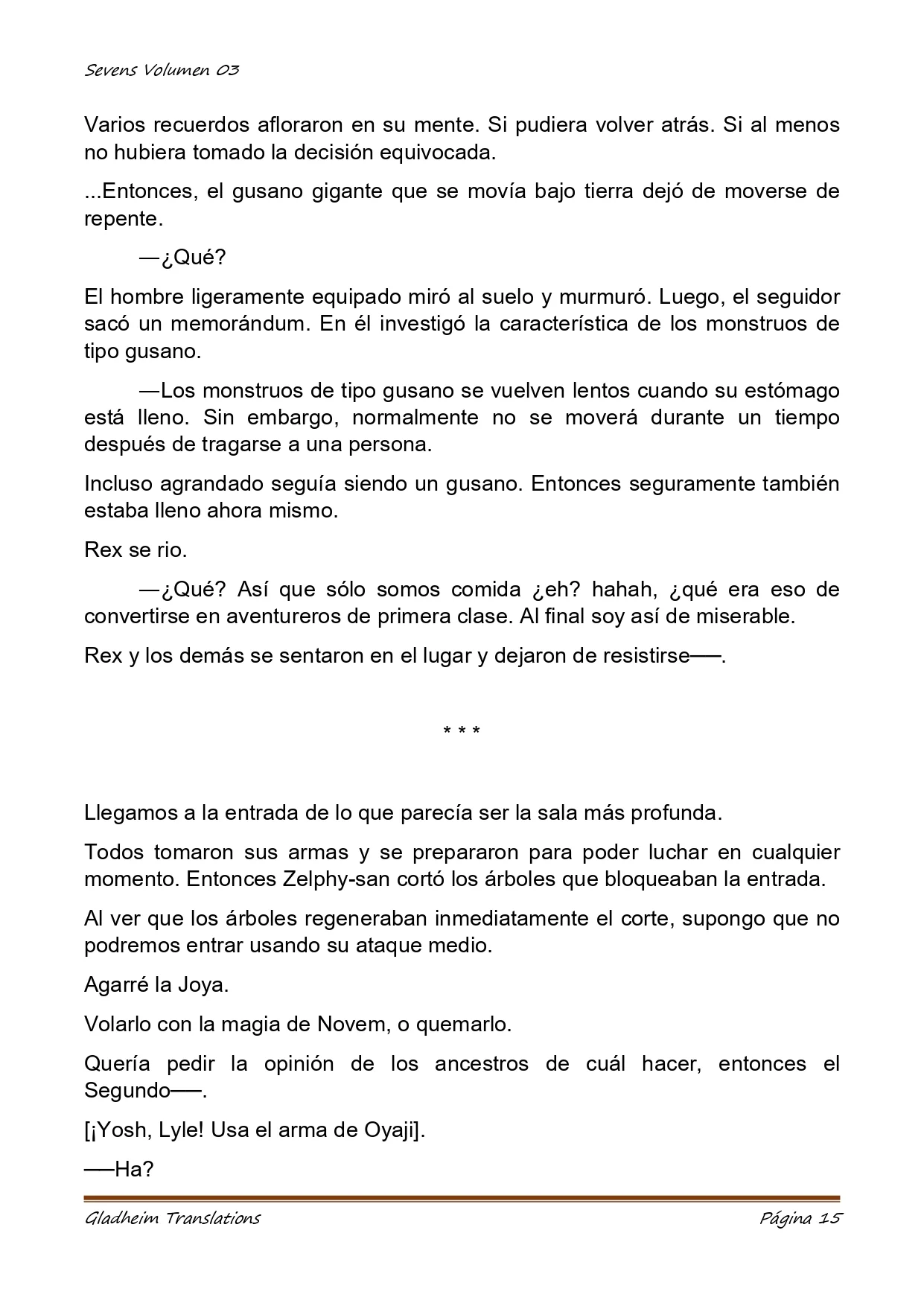 Página 15 del Manga