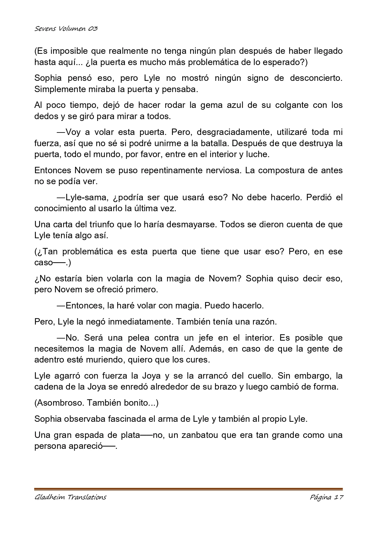 Página 17 del Manga