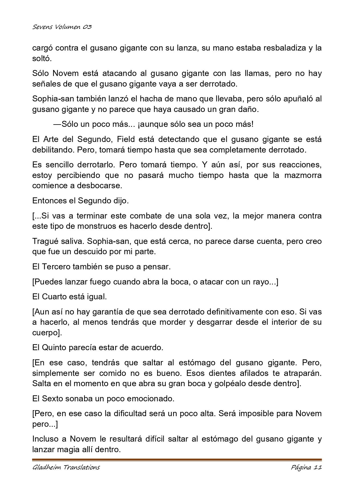 Página 11 del Manga