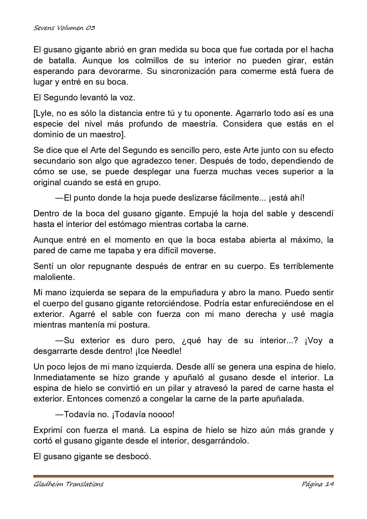 Página 14 del Manga