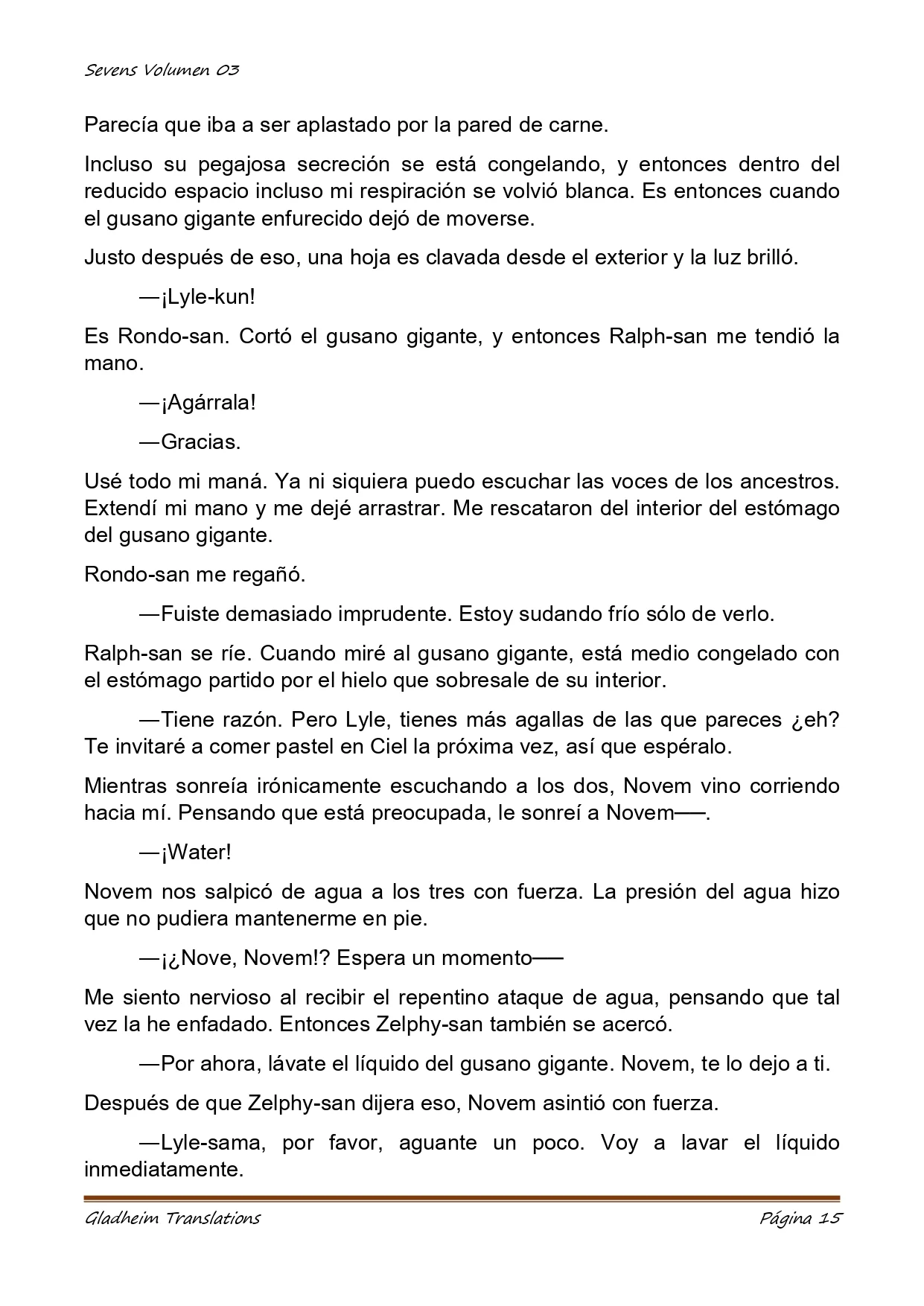 Página 15 del Manga