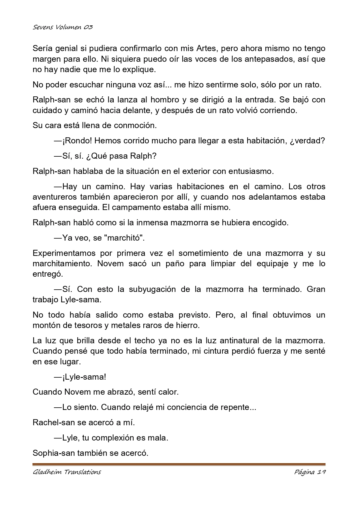 Página 19 del Manga