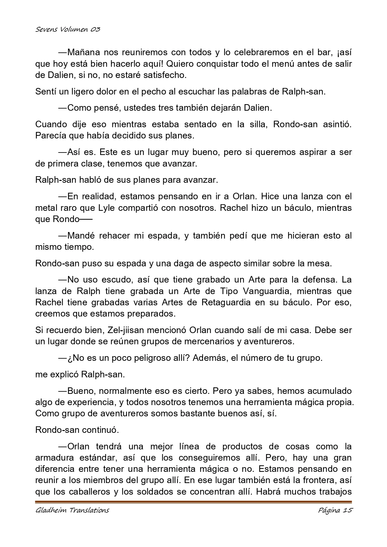 Página 15 del Manga