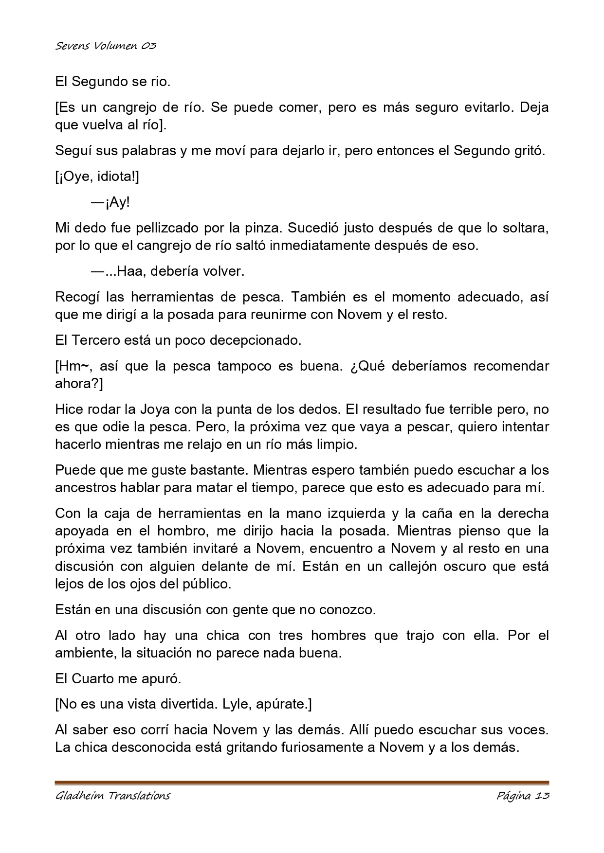 Página 13 del Manga