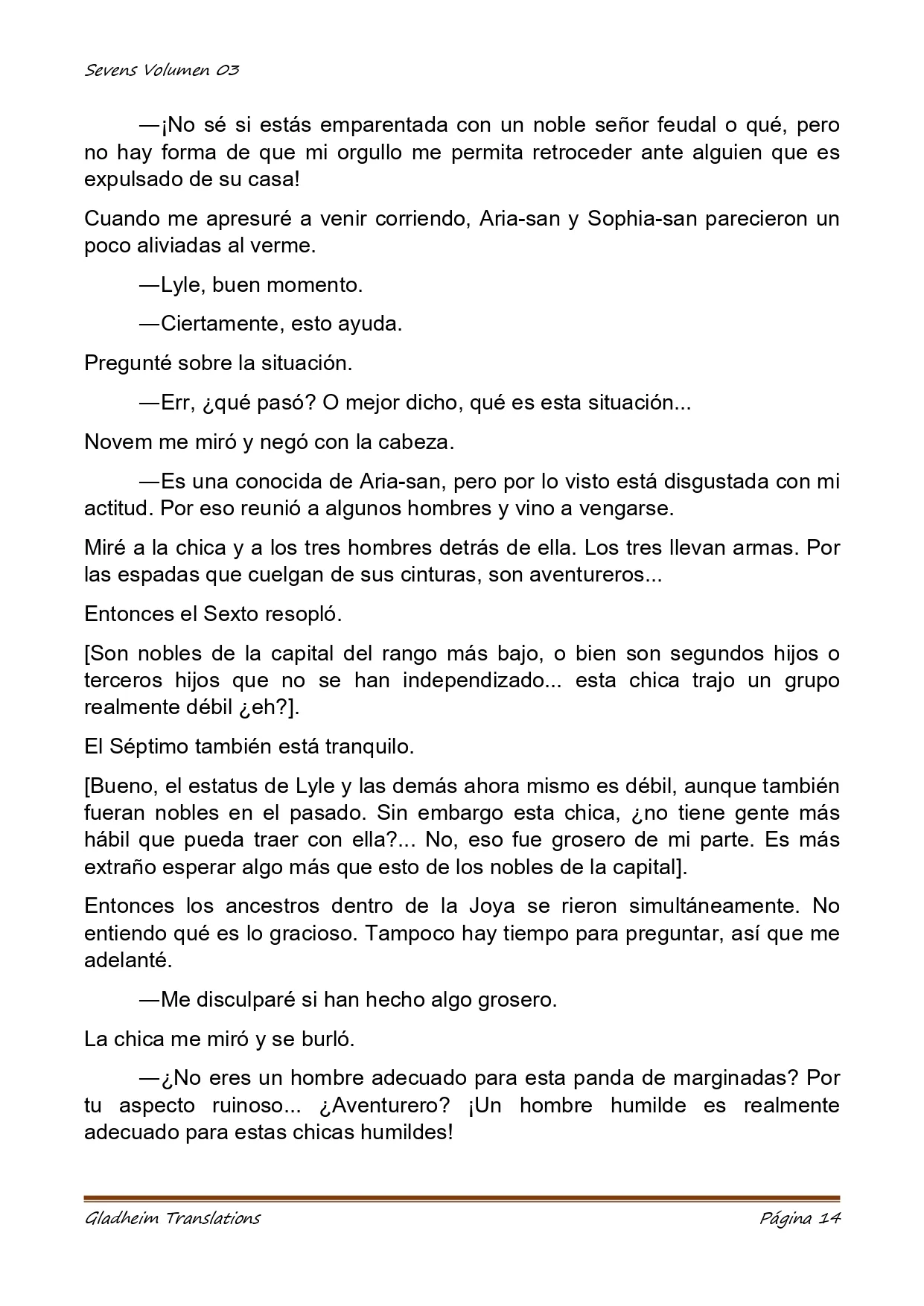 Página 14 del Manga