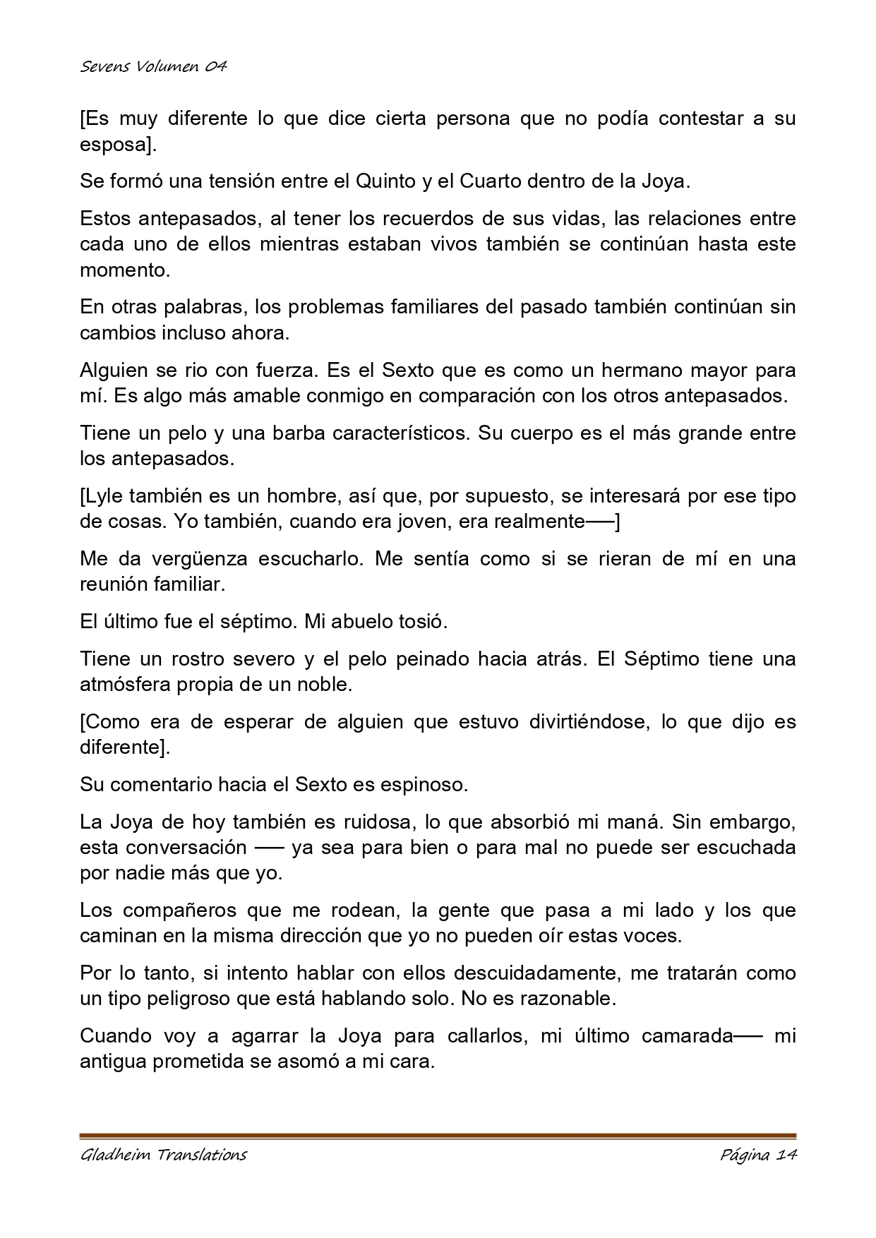 Página 14 del Manga