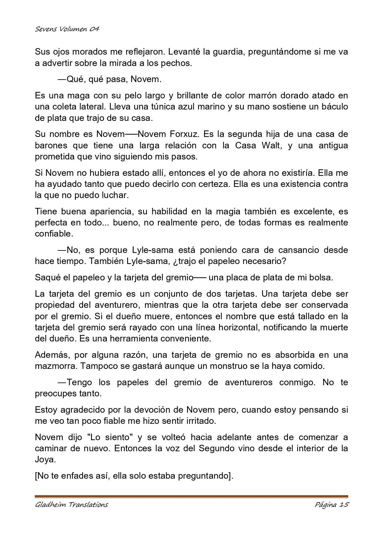 Página 15 del Manga