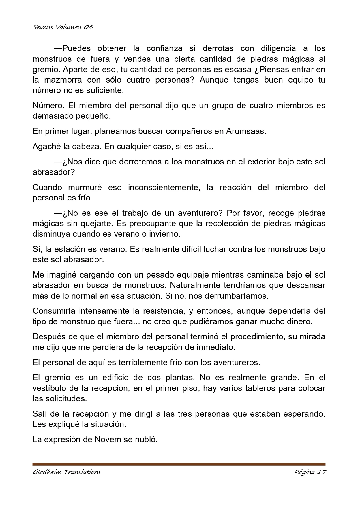 Página 17 del Manga