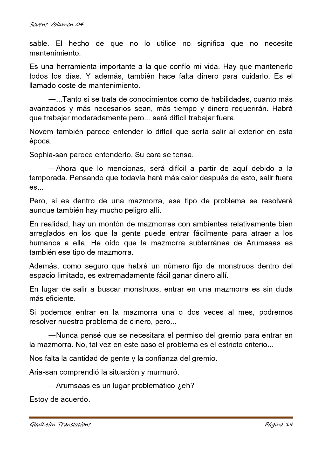 Página 19 del Manga