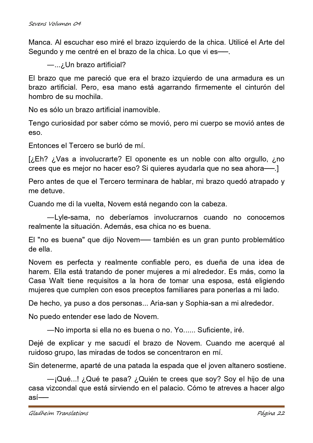 Página 22 del Manga