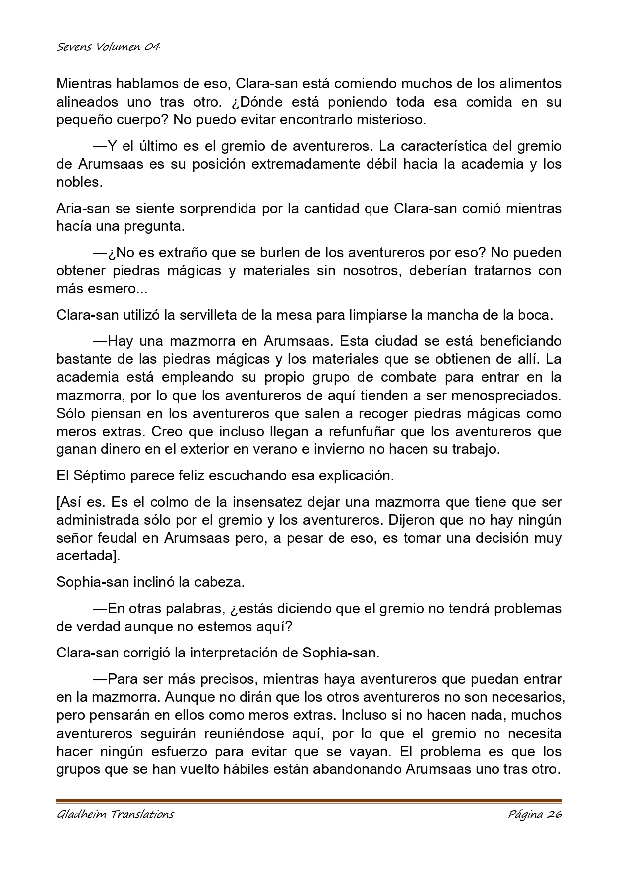 Página 26 del Manga