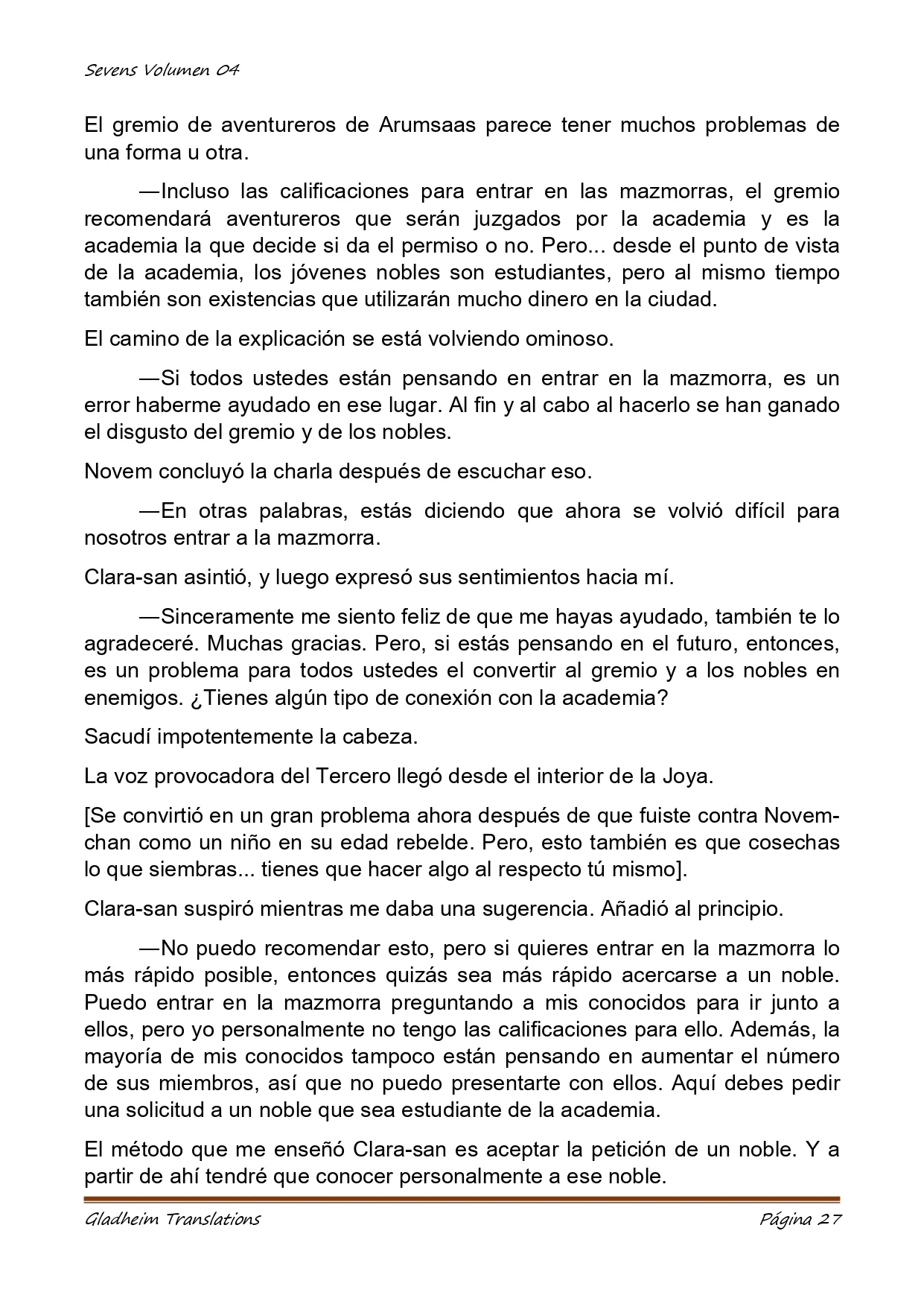 Página 27 del Manga